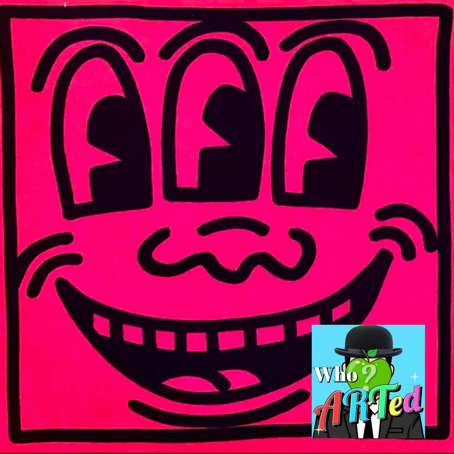 Keith Haring | Three Eyed Smiley Face