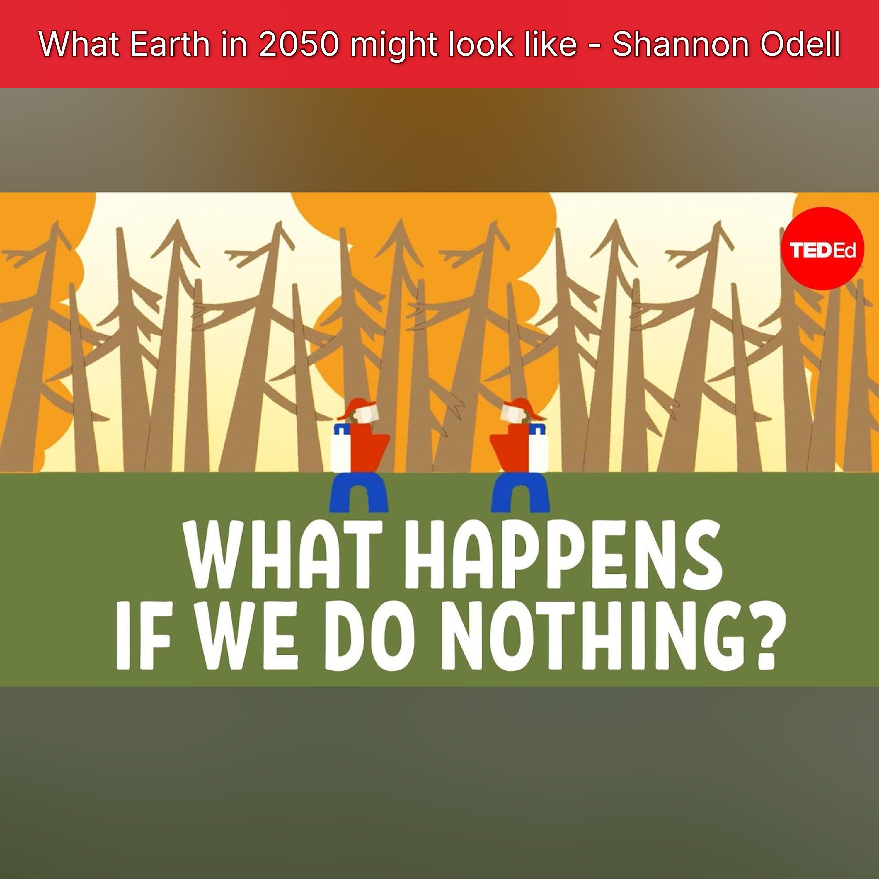 What Earth in 2050 might look like - Shannon Odell episode artwork