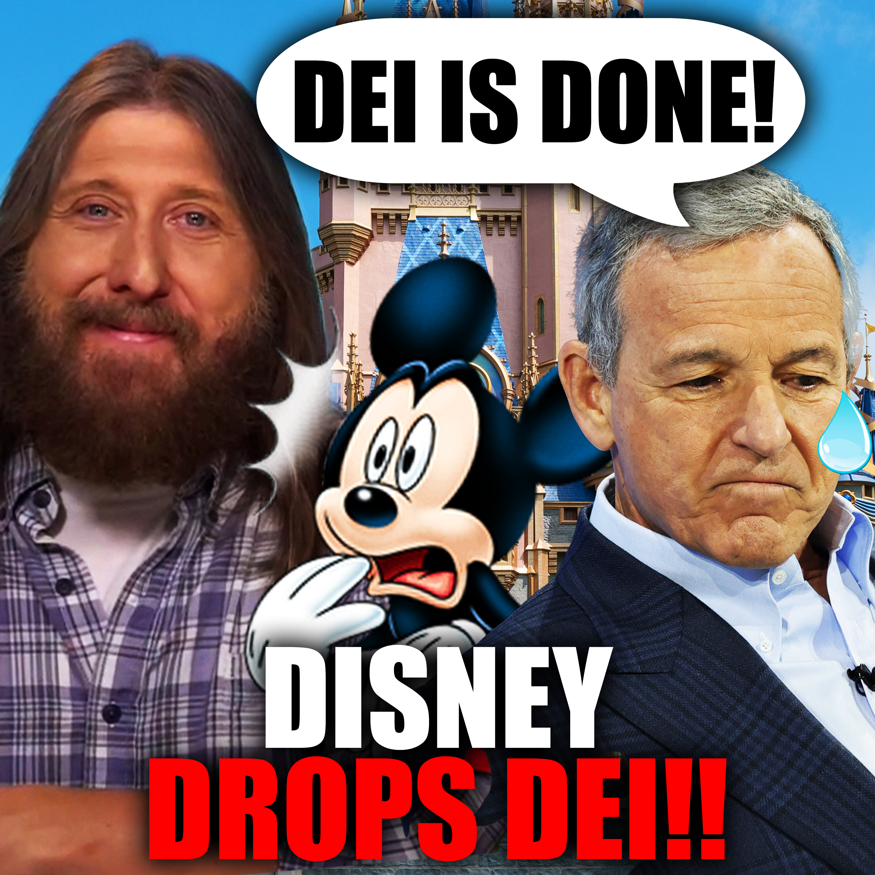 Disney Ditches DEI, Trump Demands NCAA Restore Female Records & Who Is The Most Masculine Democrat? + Mike Sando | episode artwork