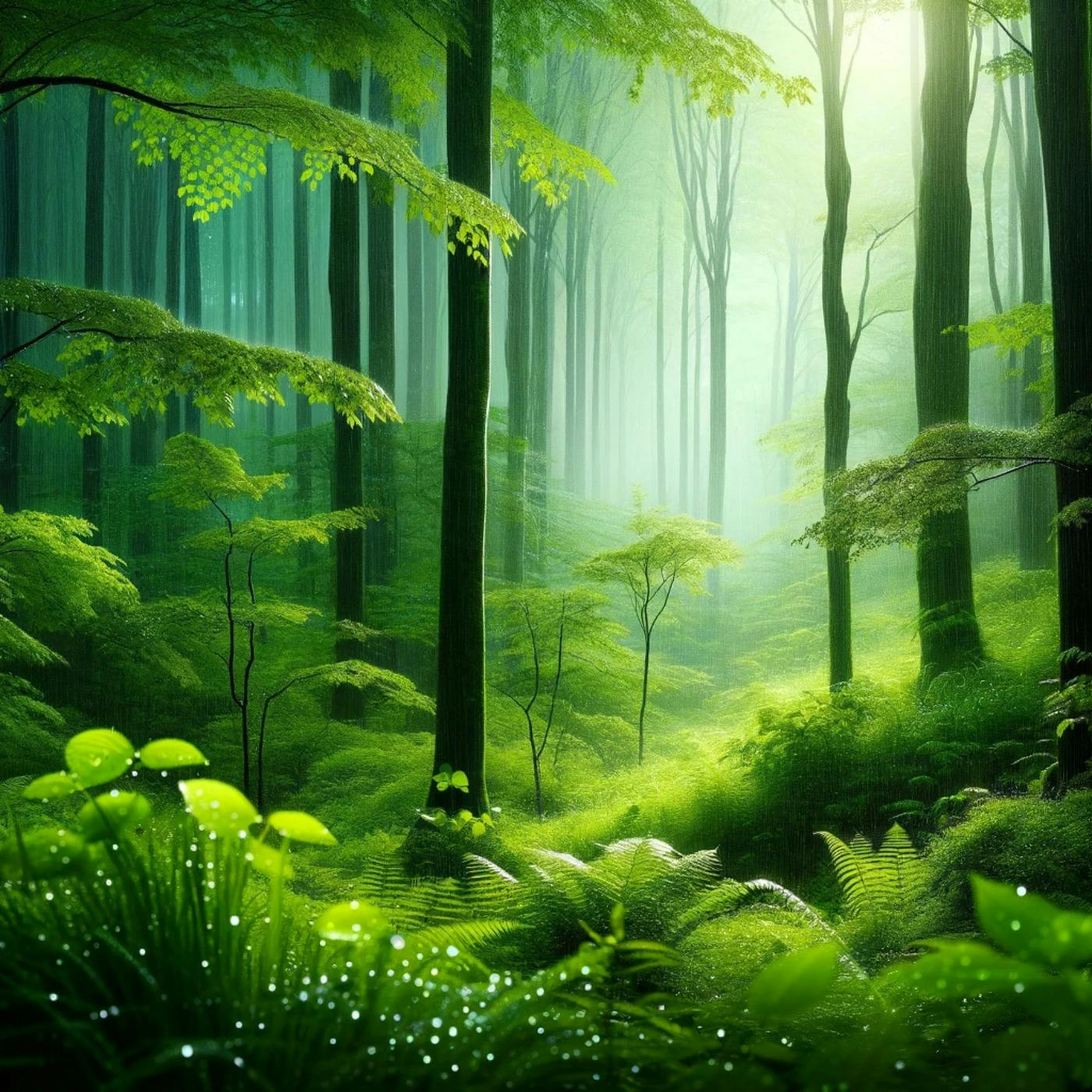 ️ Lluvia en el Bosque: Calma y Serenidad Natural para un Sueño Profundo