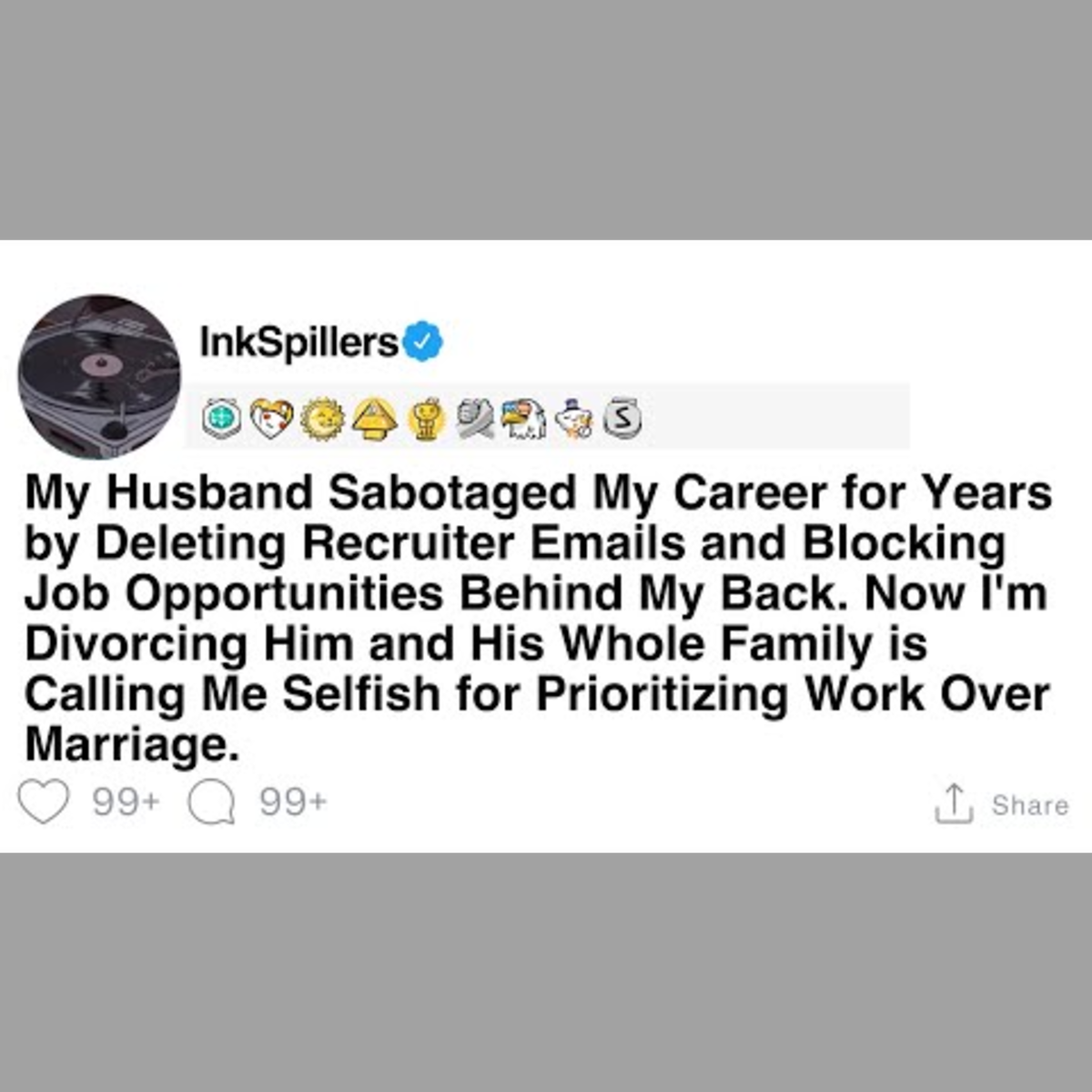 Husband Secretly Undermined My Career for Years