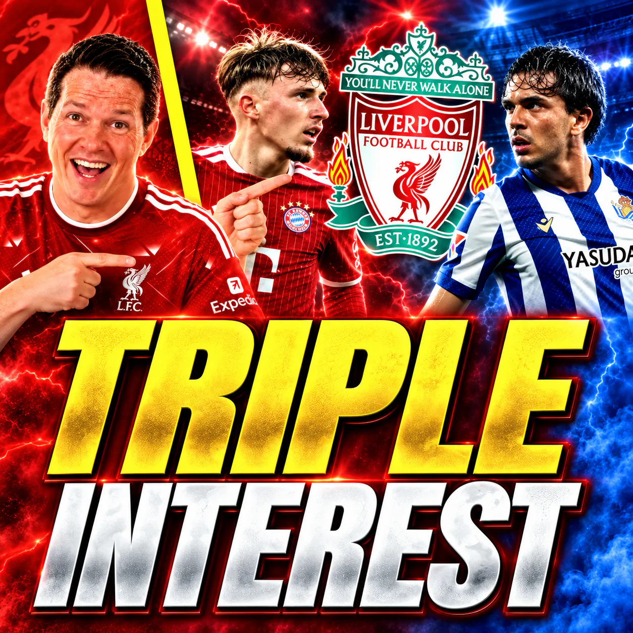 Newsround: Liverpool have a NEW TRIPLE transfer interest