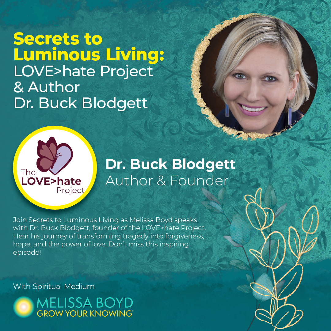 LOVE >hate Project and Author Dr. Buck Blodgett episode artwork