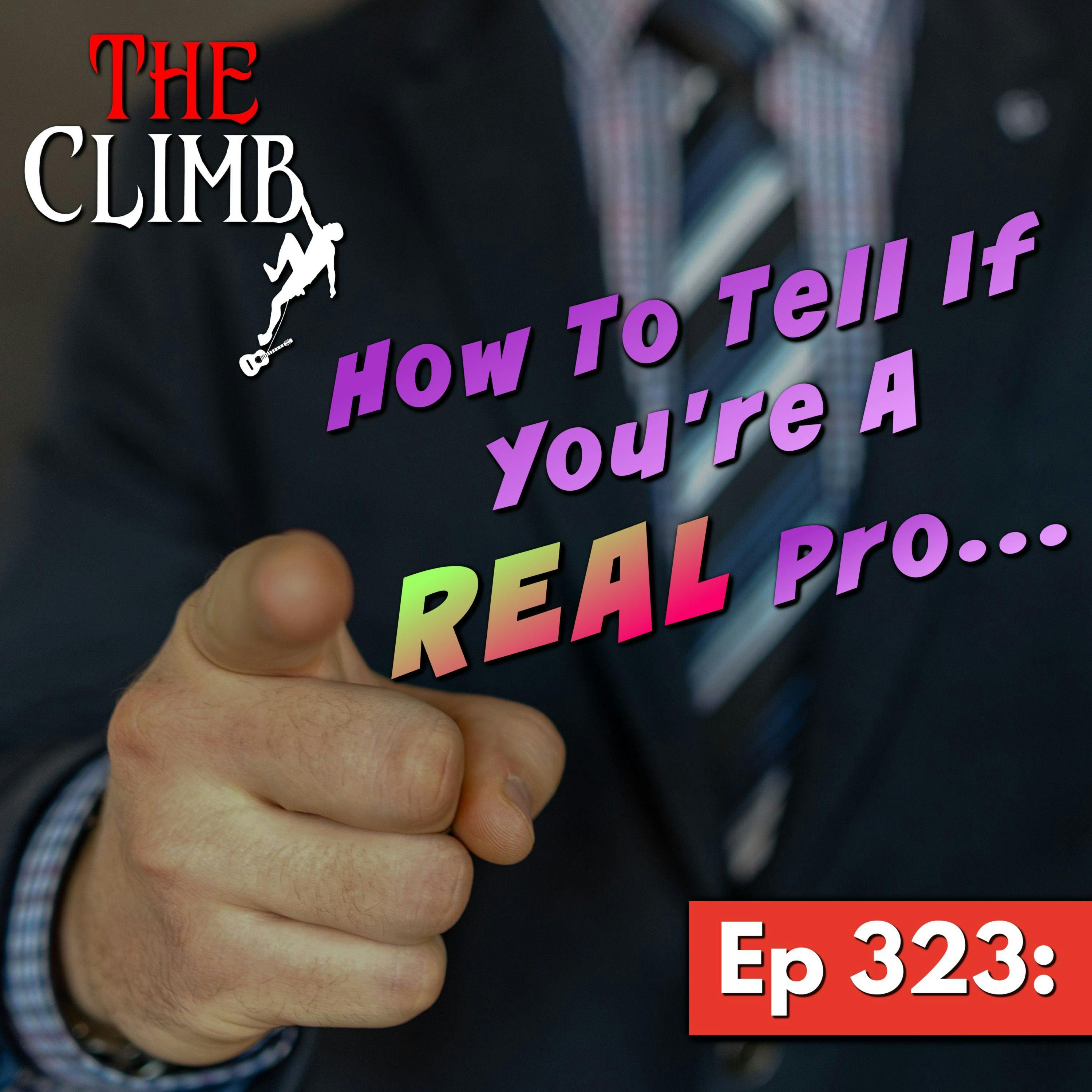 Ep 323: How To Tell If You're A Real Pro