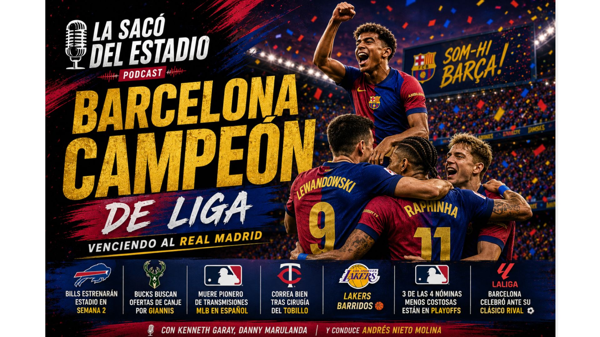 Barcelona Campeón de Liga venciendo al Real Madrid⚽️🏆 episode artwork