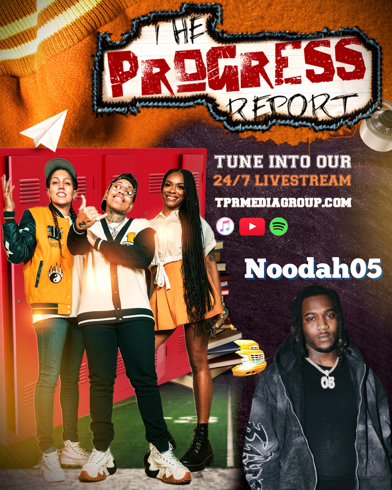 Noodah05 speaks on getting discovered by Lil Baby in the hood, 4PF record label name change, originally not having a passion for rapping
