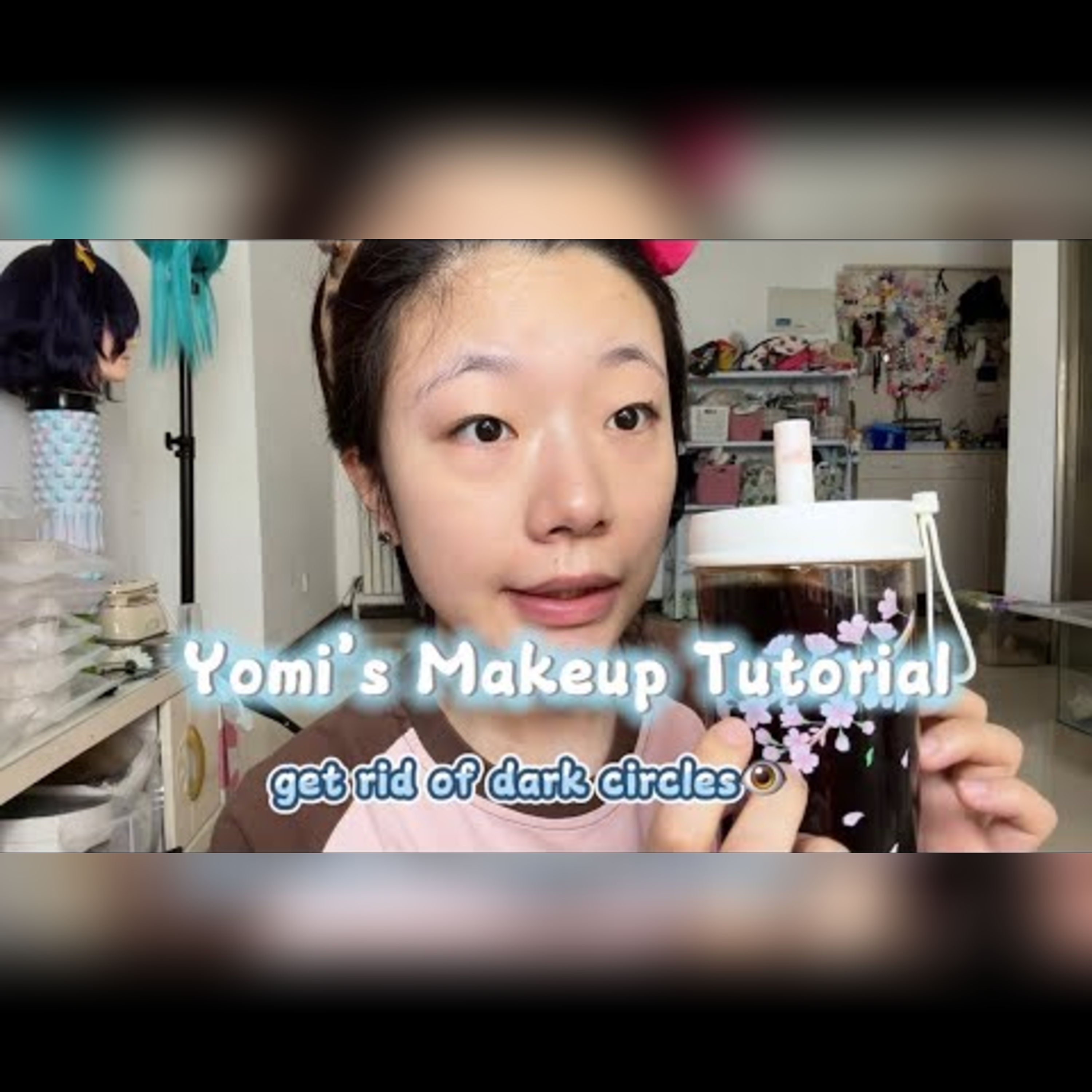 ASMR Bare Face Makeup Tutorial for Covering Dark Circles