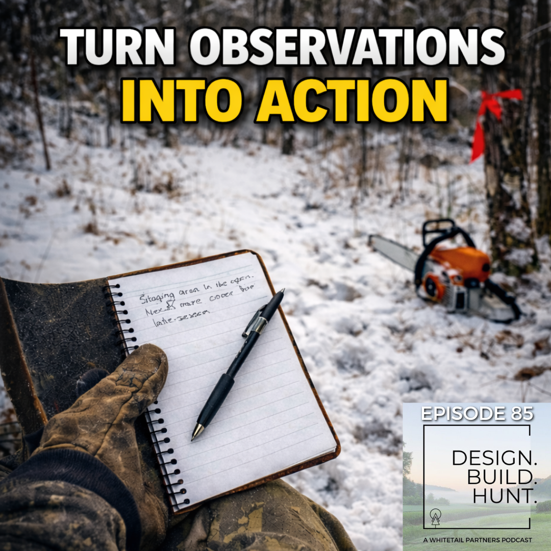 85. From Observation to Action: Turning Deer Season Intel & Post Season Scouting into Confident Habitat Projects
