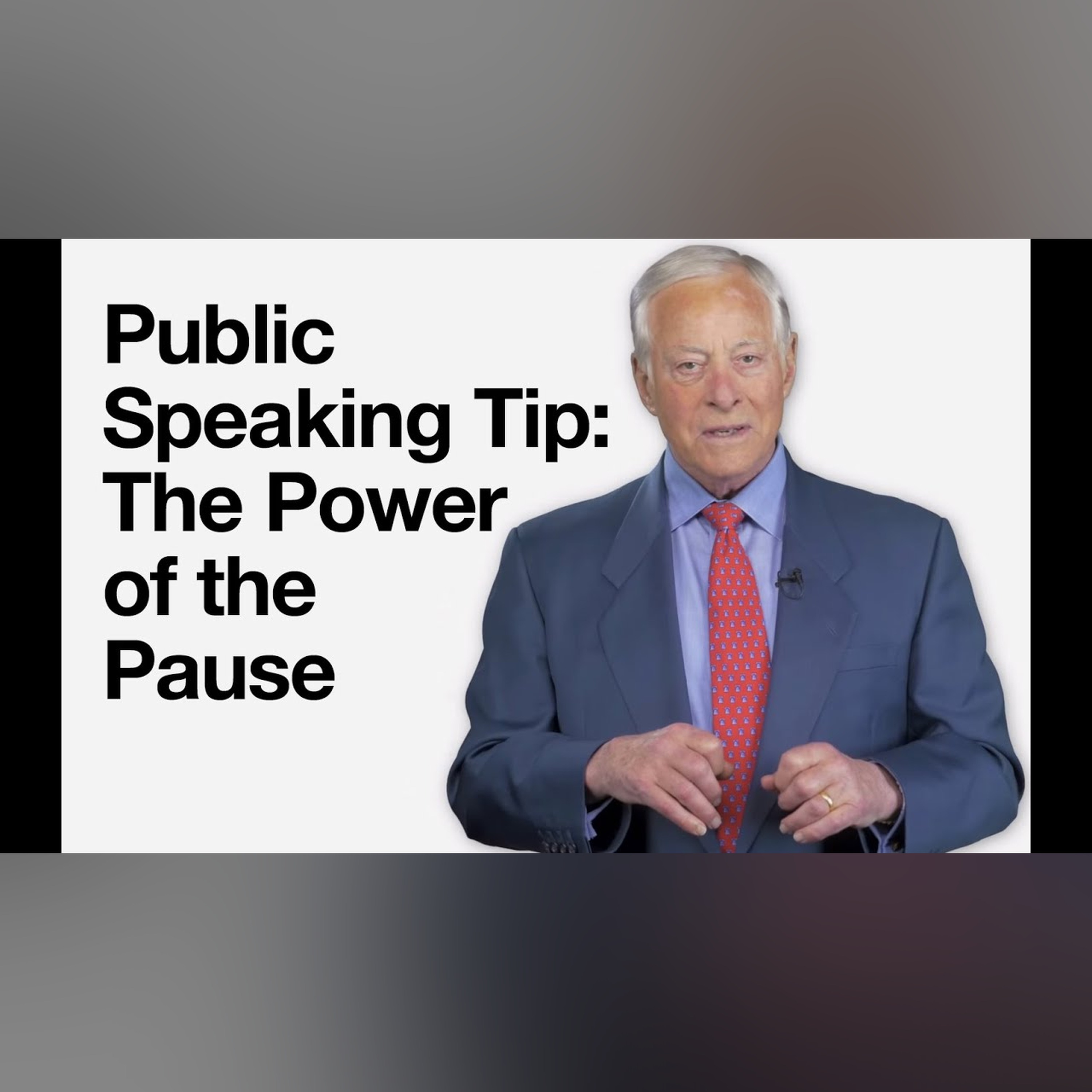 Public Speaking Tip  The Power of the Pause
