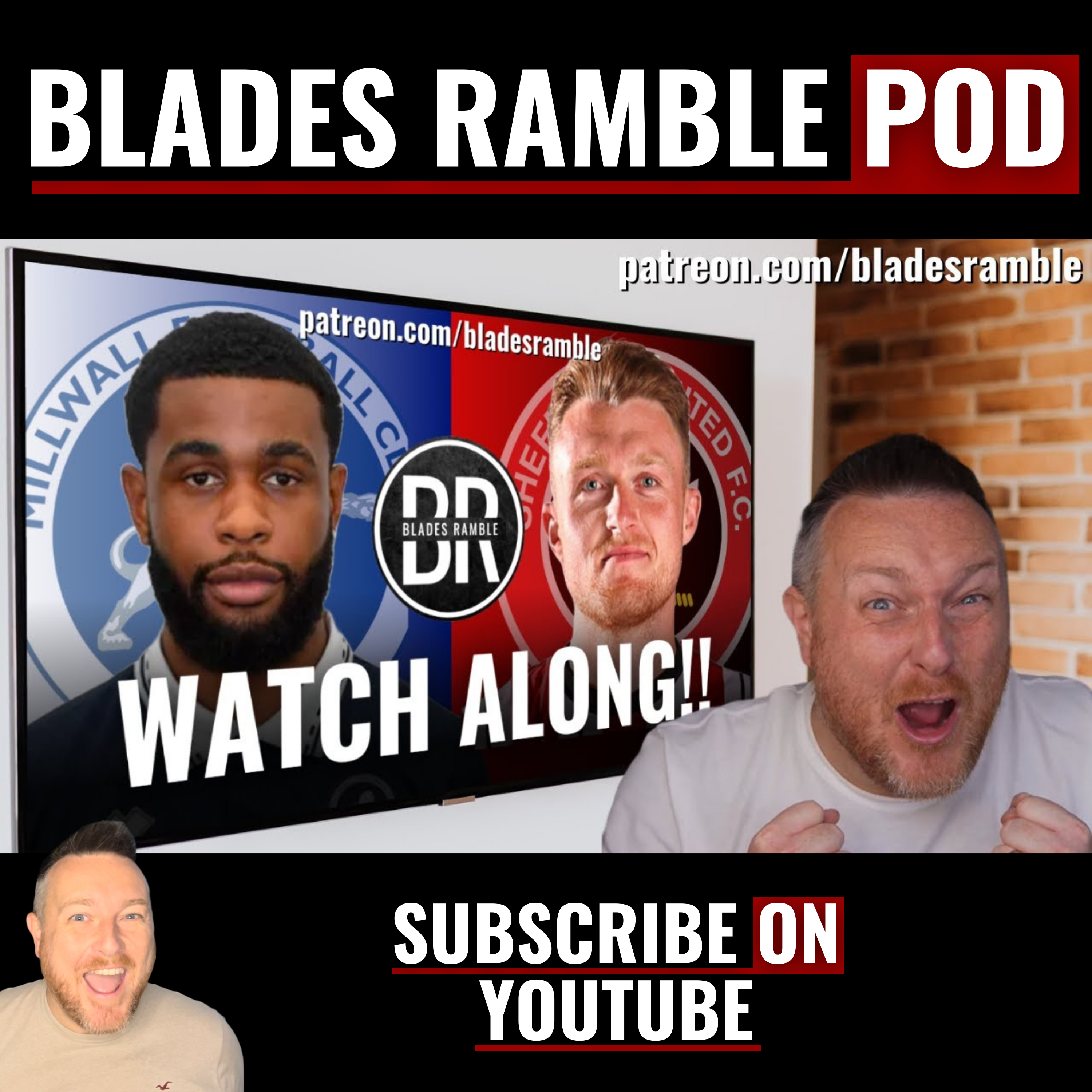 TRICKY TRIP TO THE DEN!! | MILLWALL vs SHEFFIELD UNITED!! | RAMBLE WATCH ALONG
