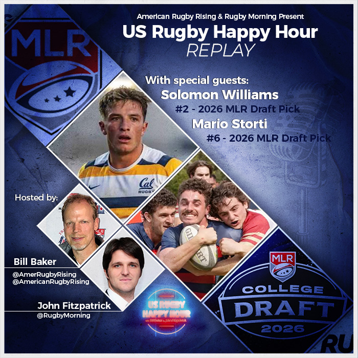 Future Stars of American Rugby: 2026 MLR Draft Breakdown with Solomon Williams & Mario Storti