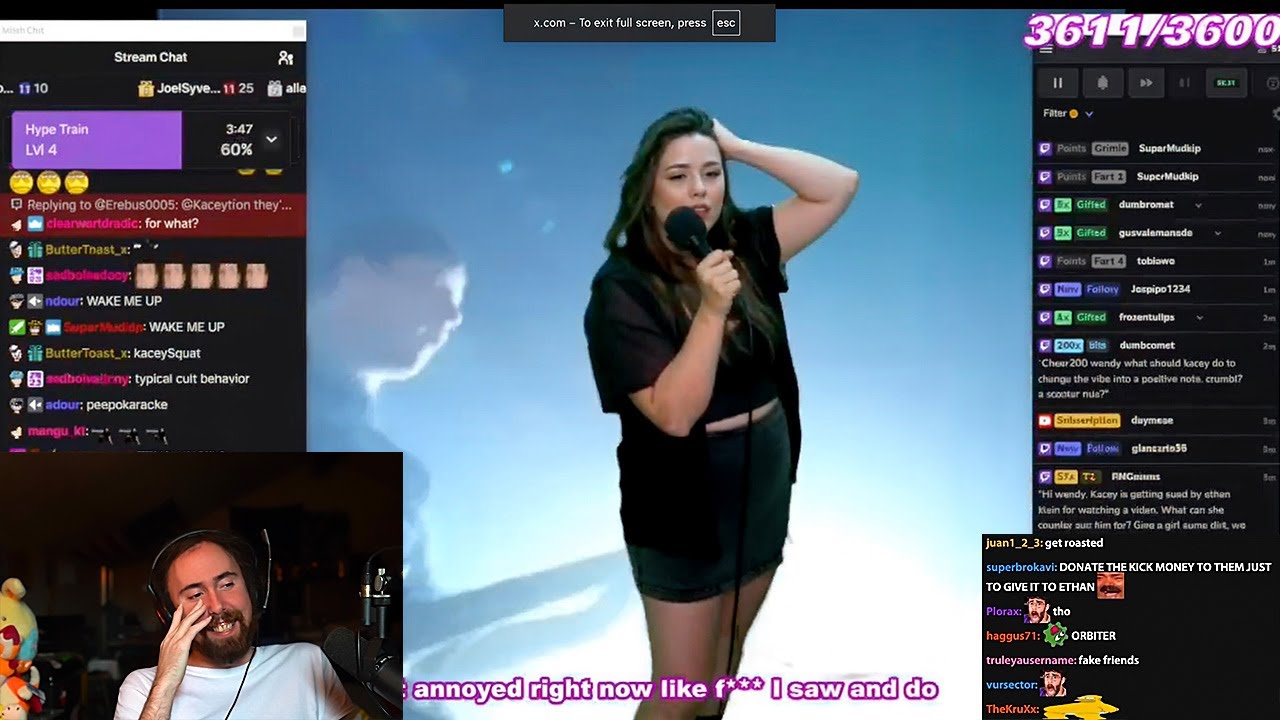 She's losing it.. | Asmongold TV