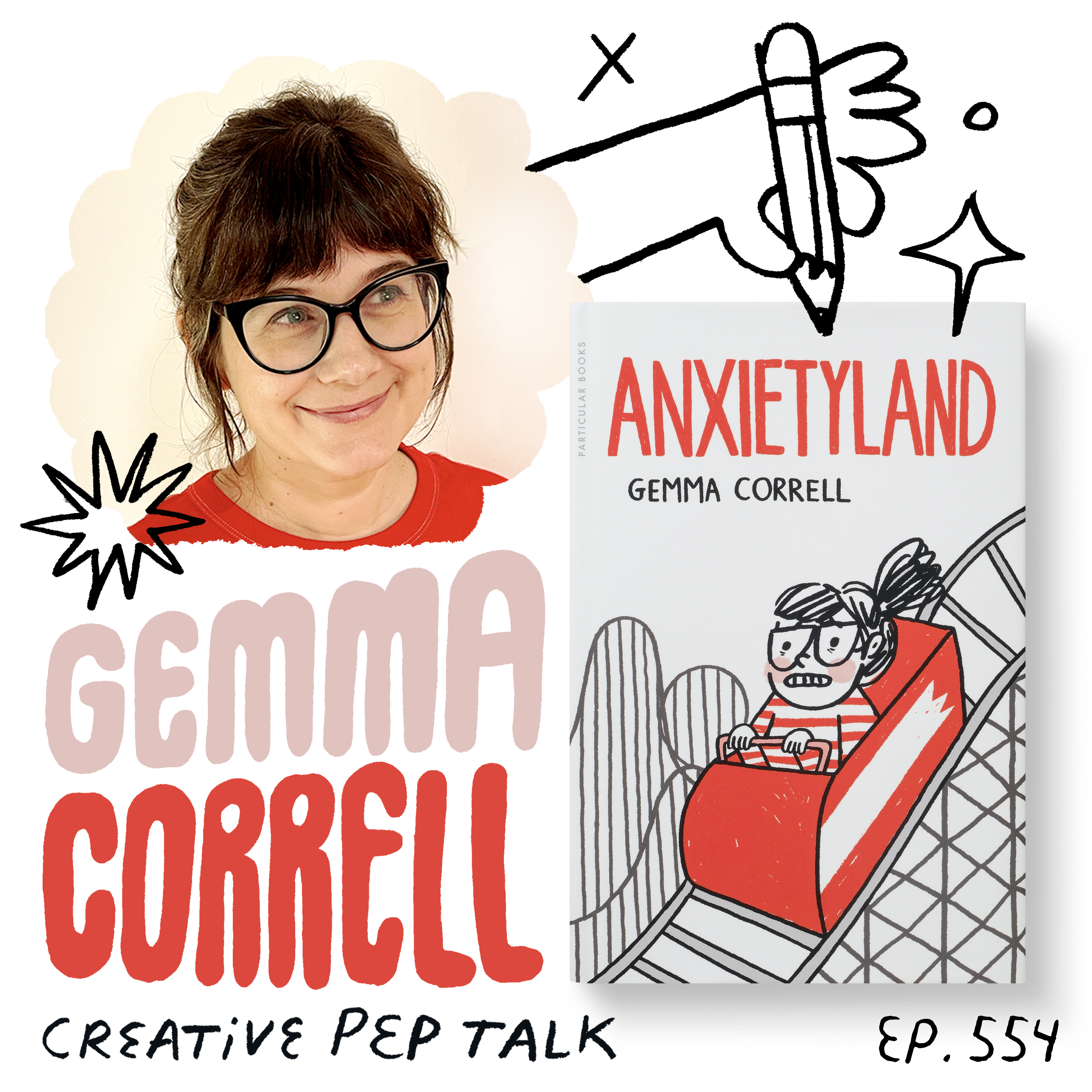 554 - Get Back to Creativity that Actually Helps Your Mental Health with Gemma Correll
