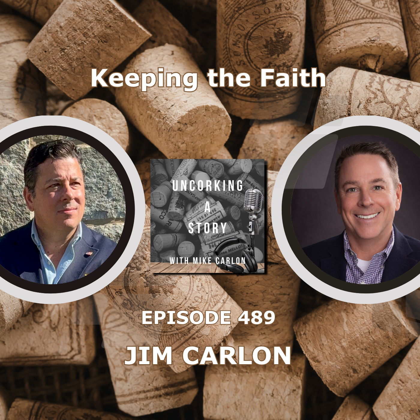 Jim Carlon on Keeping the Faith episode artwork