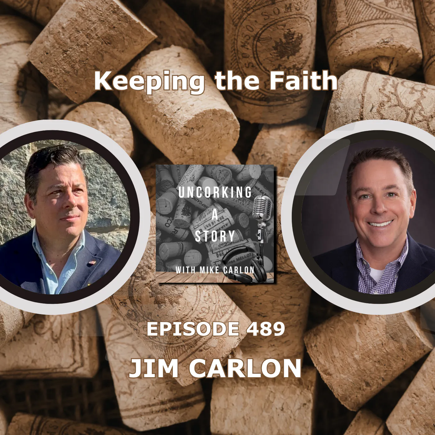 Jim Carlon on Keeping the Faith episode artwork