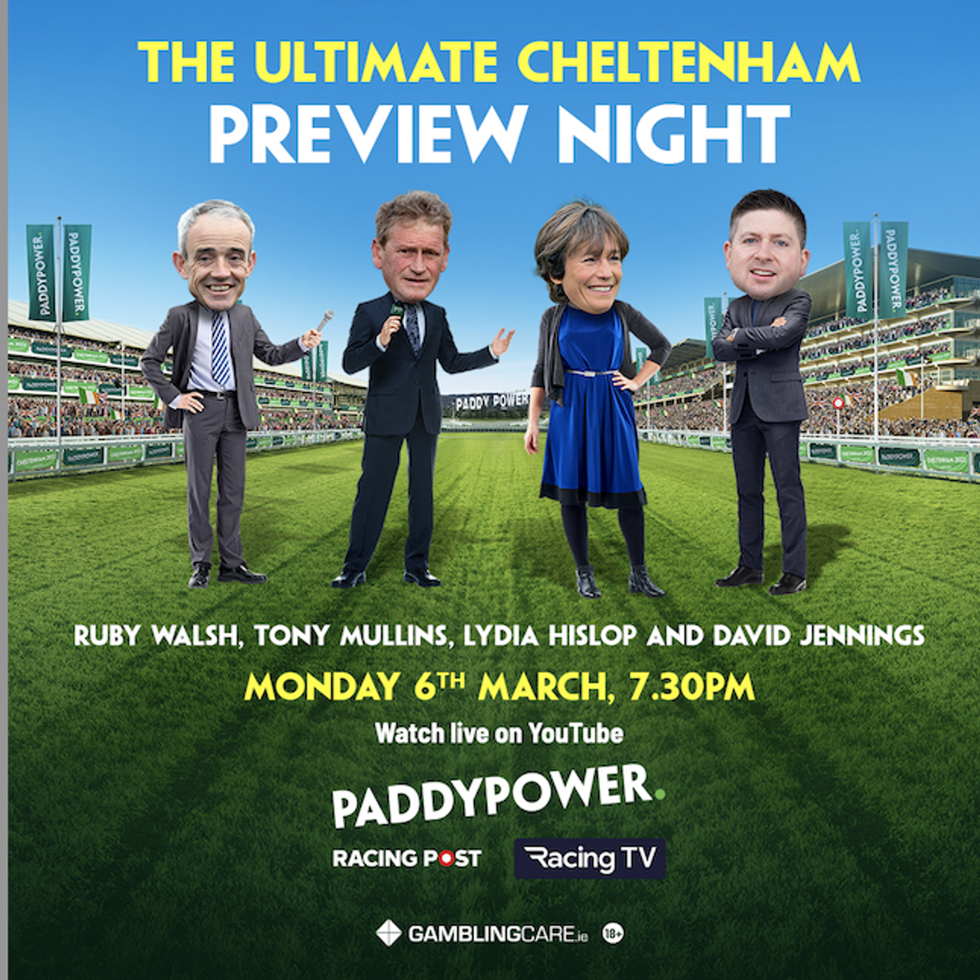 347: THE ULTIMATE CHELTENHAM PREVIEW NIGHT | Ruby Walsh | Tony Mullins | Lydia Hislop | David Jennings episode artwork