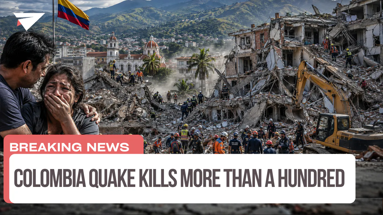 Colombia Quake Kills More Than 100, Breaking News