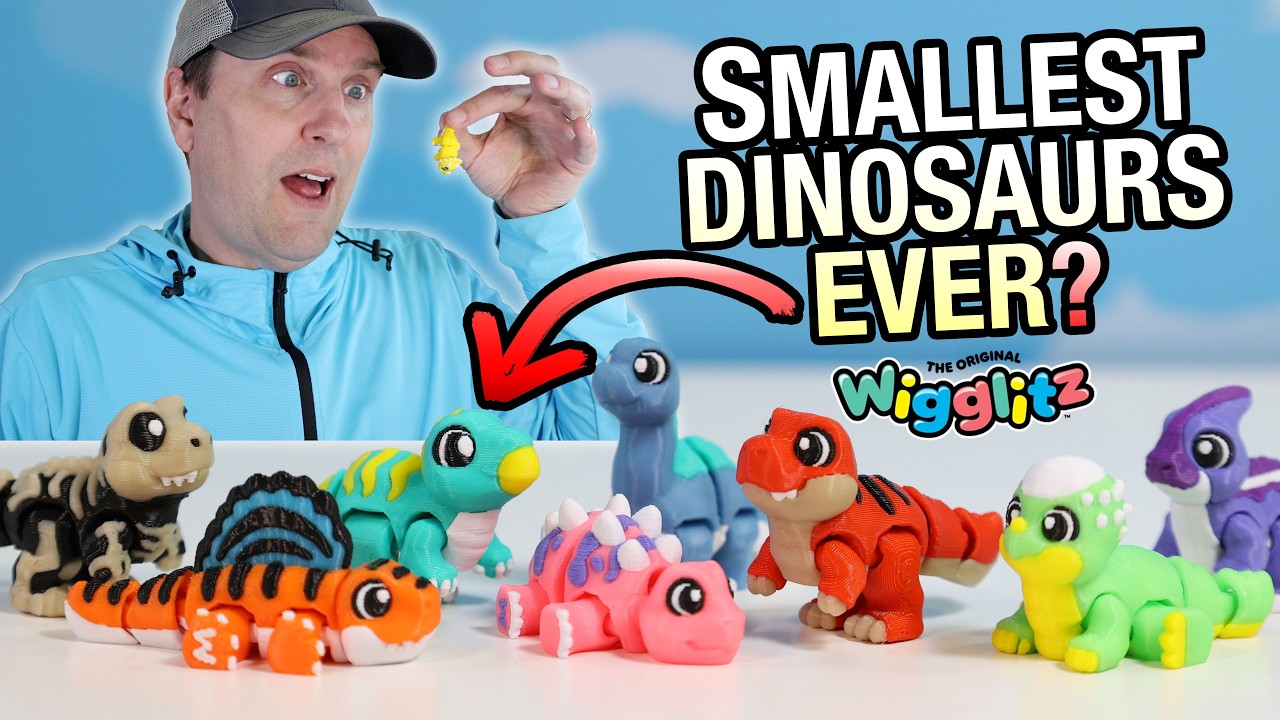 TINY DINOS! Original Wigglitz Dinosaur & Ice Age Full Collection Review