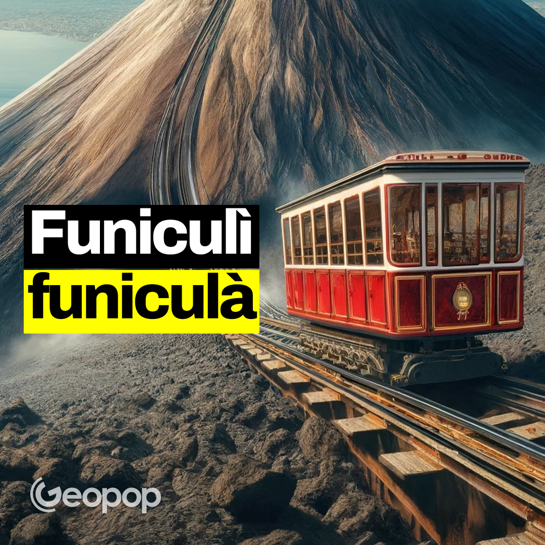 La prima funicolare d'Italia fu costruita sul Vesuvio: ecco come funziona questo mezzo di trasporto