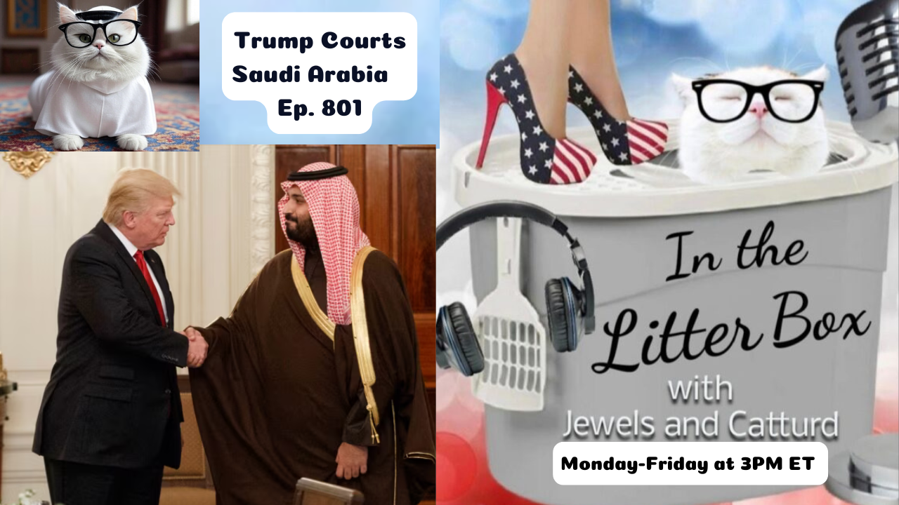 Trump Courts Saudi Arabia | In the Litter Box w/ Jewels & Catturd – Ep. 801 – 5/13/2025