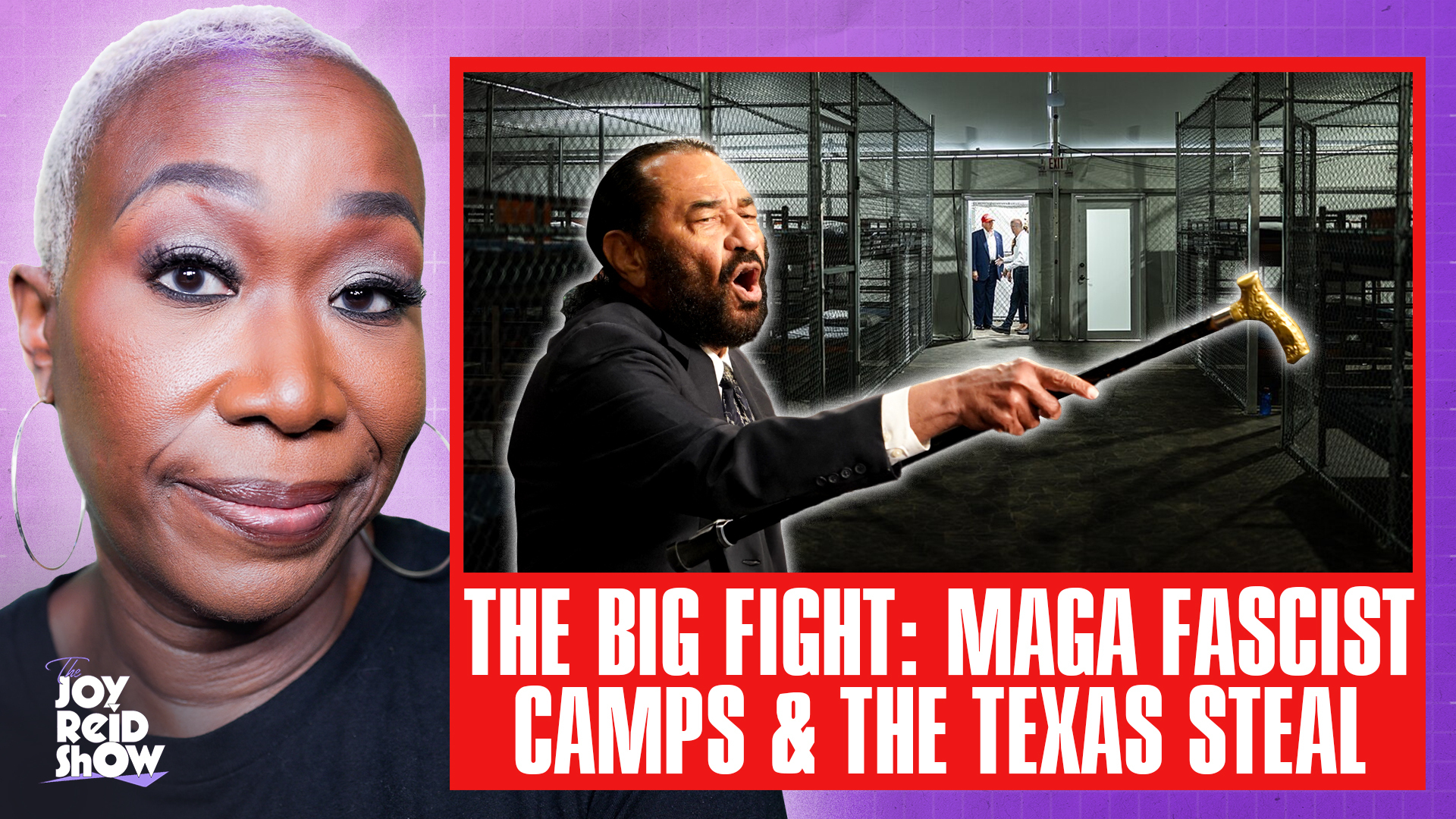 The Big Fight: MAGA Fascist Camps & The Texas Steal | The Joy Reid Show LIVE! Aug 01, 2025