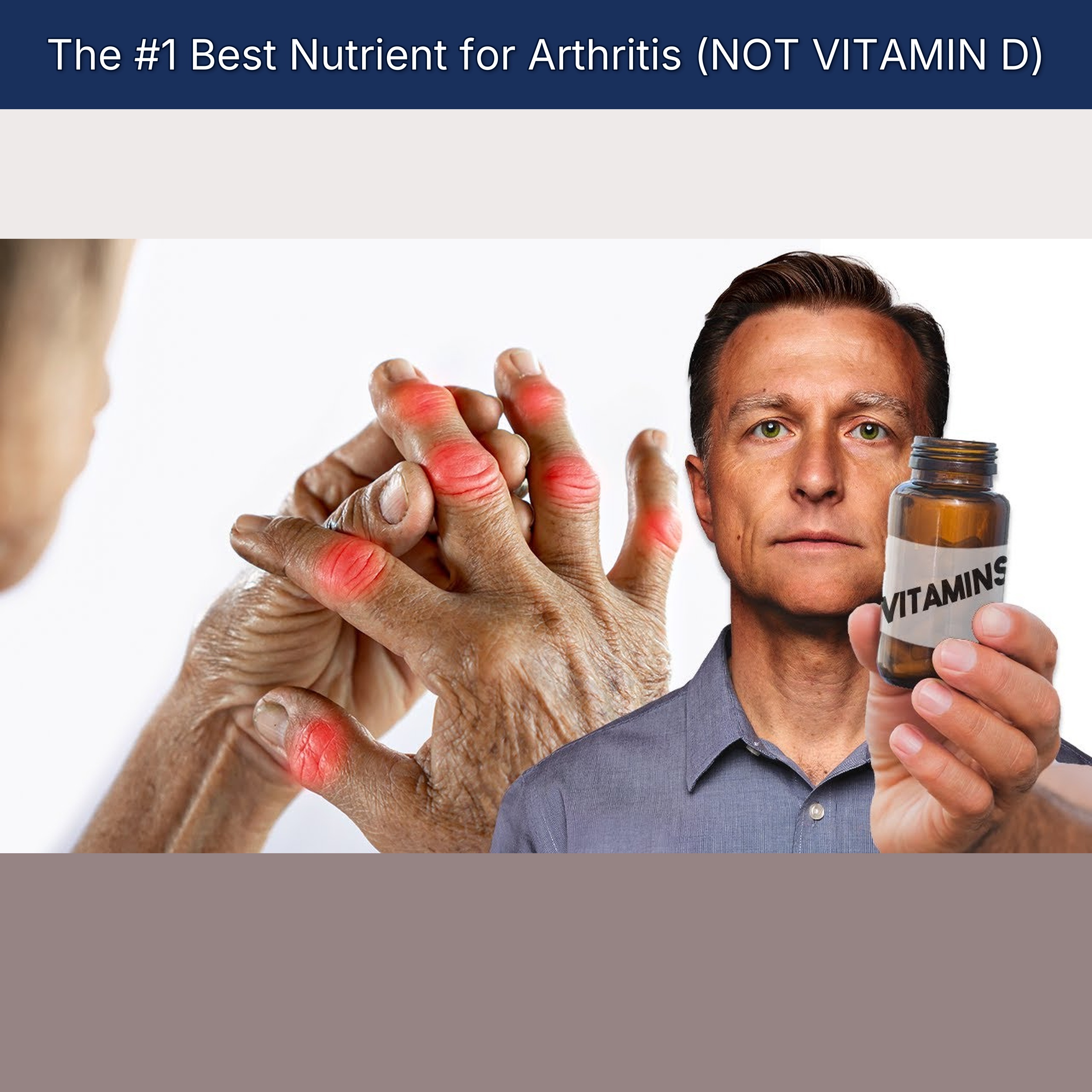 The #1 Best Nutrient for Arthritis (NOT VITAMIN D) episode artwork