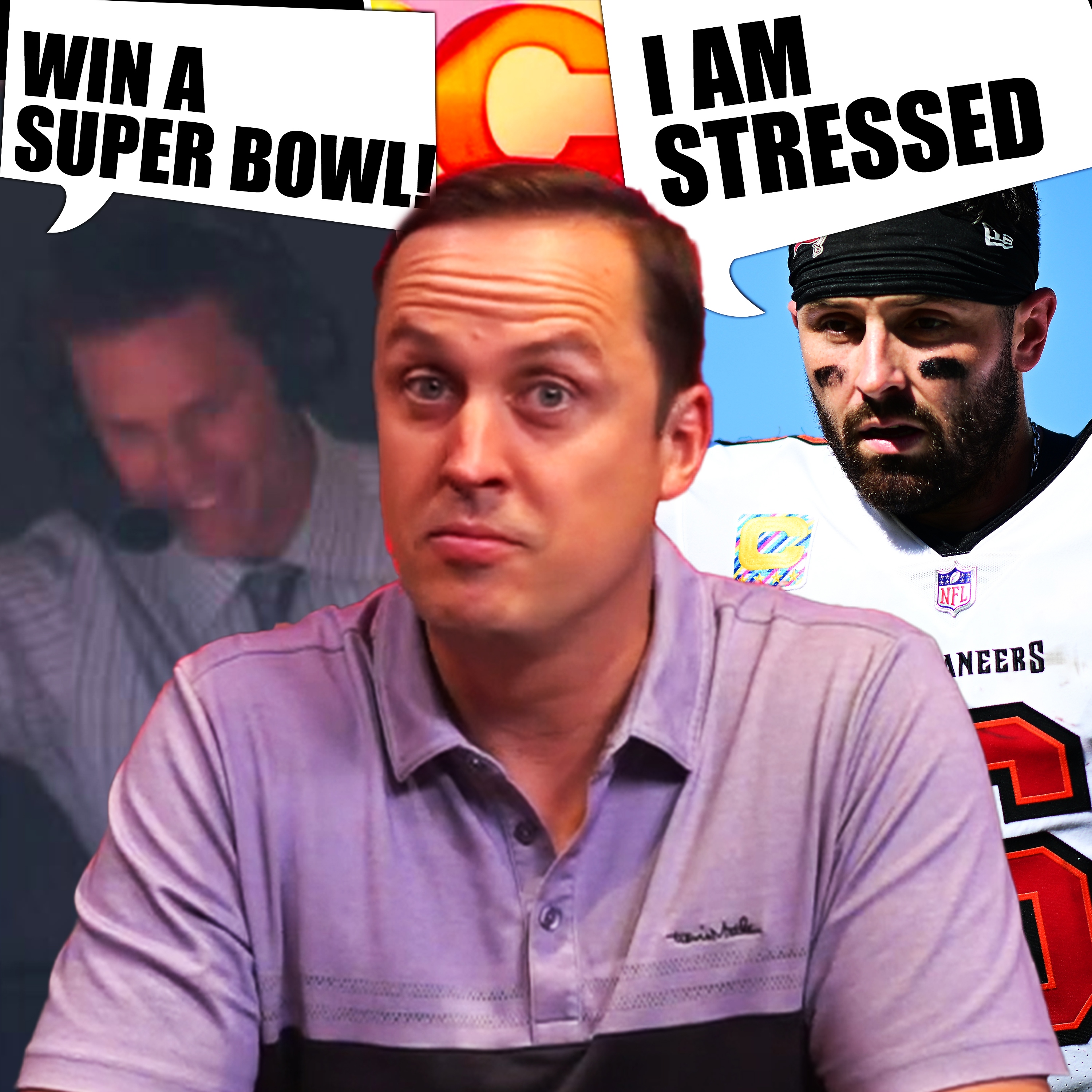 Baker Mayfield Wants No Beef With Tom Brady + Bobby Carpenter & Jeannine Edwards | episode artwork