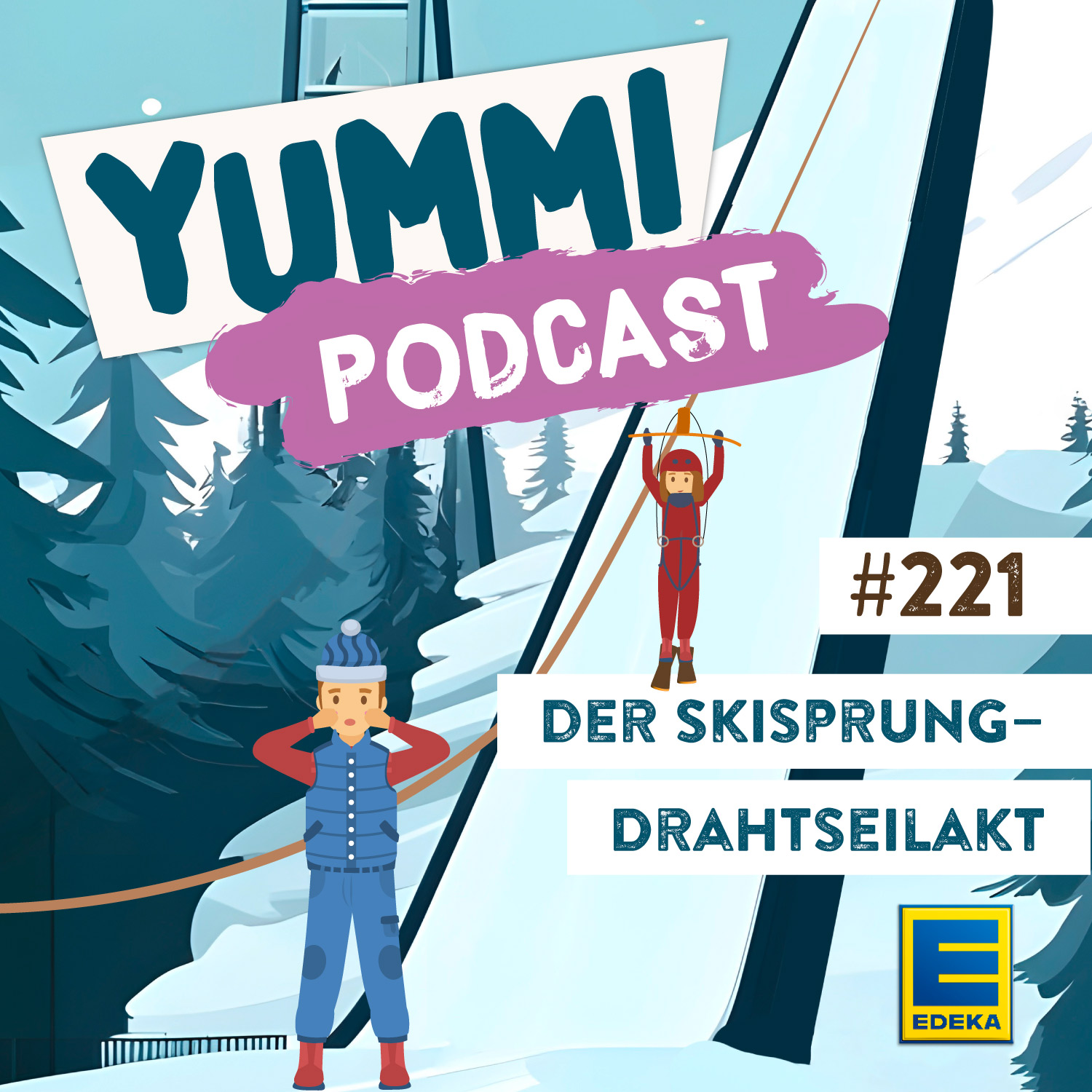 Cover: Der Skisprung-Drahtseil-Akt