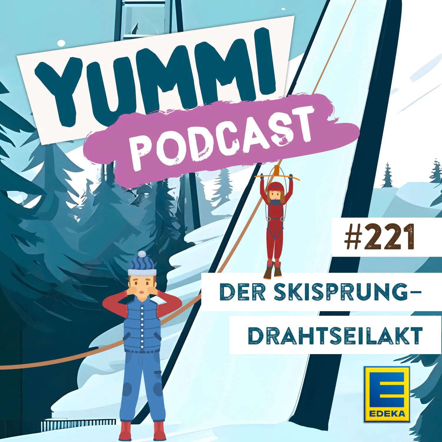 Cover: Der Skisprung-Drahtseil-Akt
