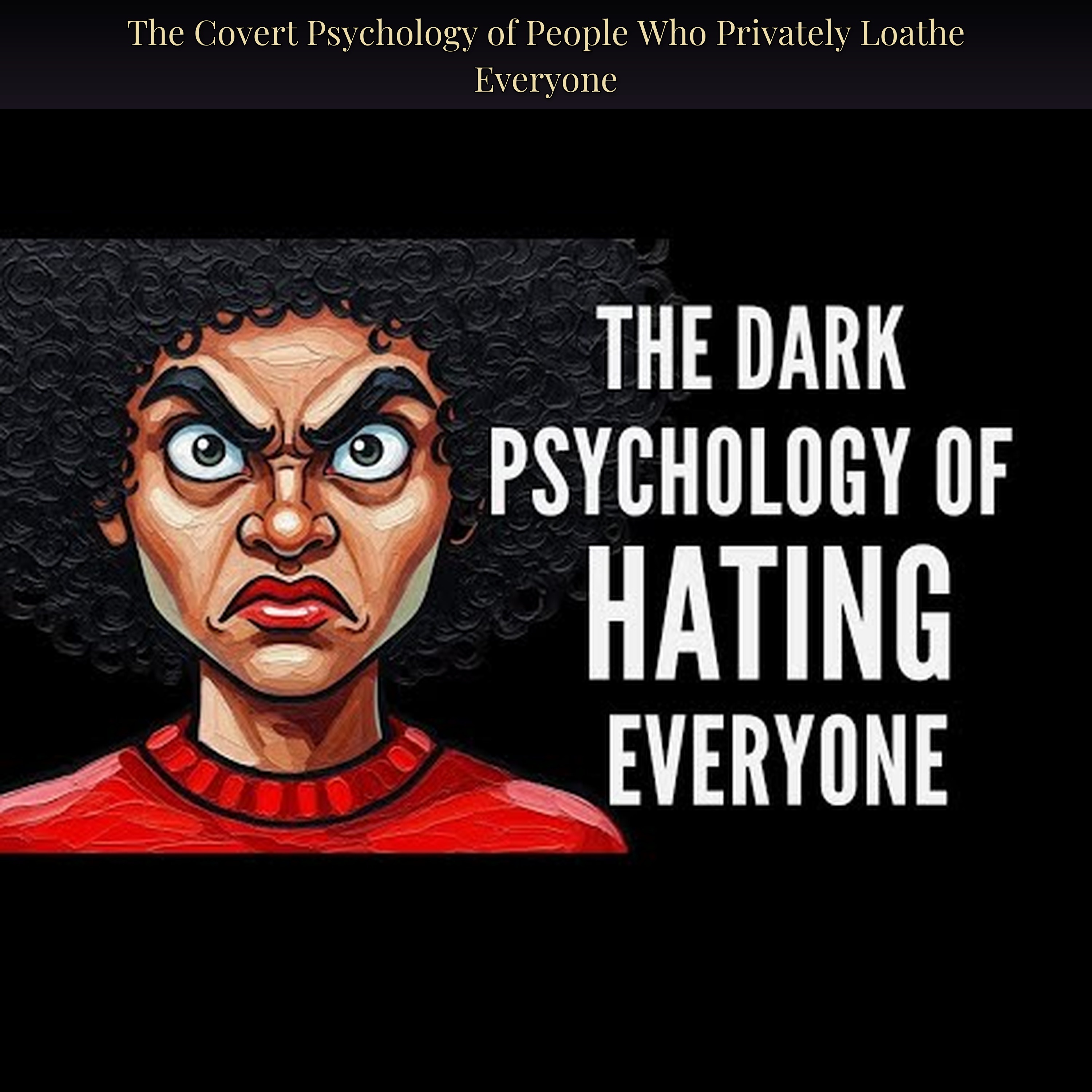 The Covert Psychology of People Who Privately Loathe Everyone