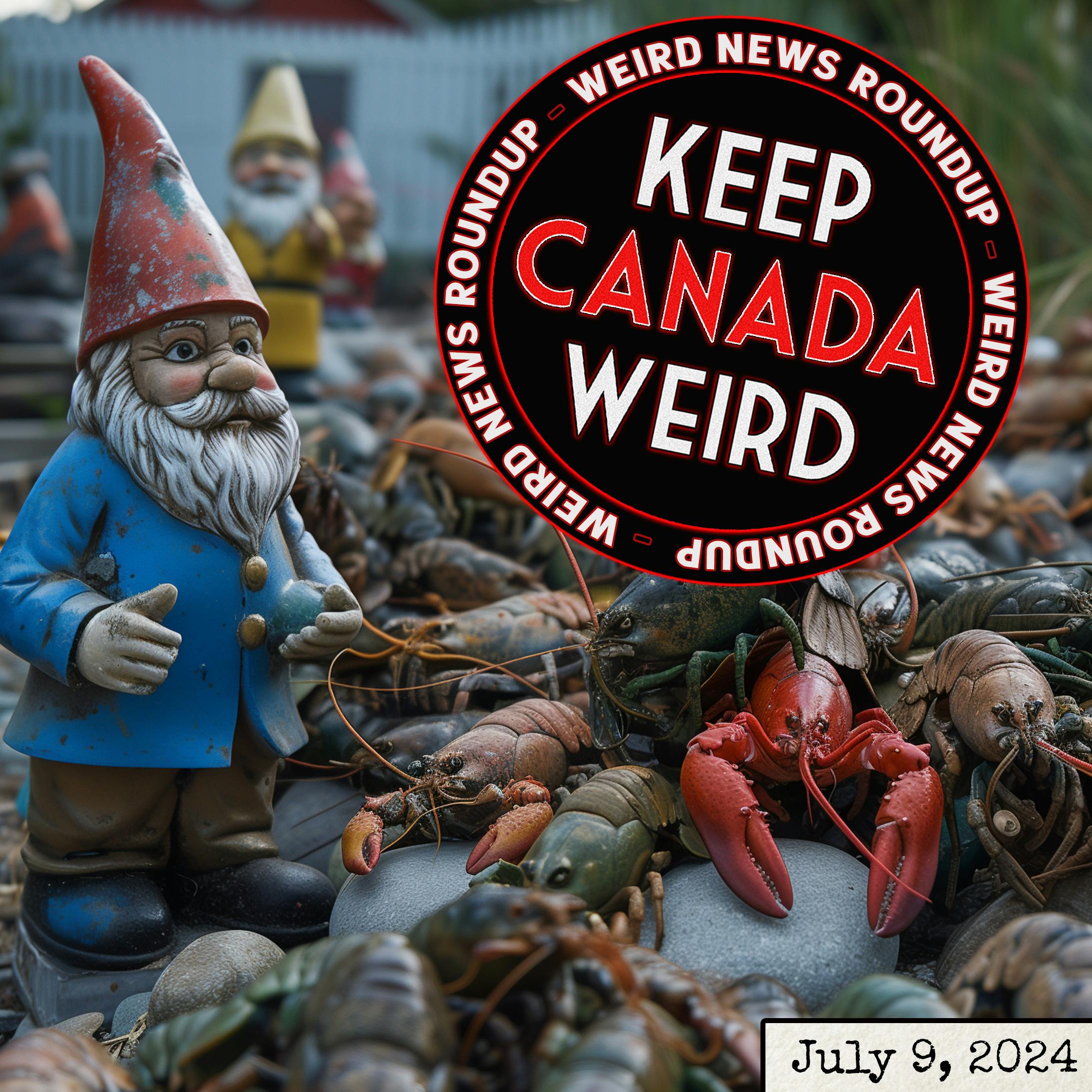 KEEP CANADA WEIRD - July 9, 2024 - nicky nicky nine door, lobsters, gnome restoration society, and a bad arsonist