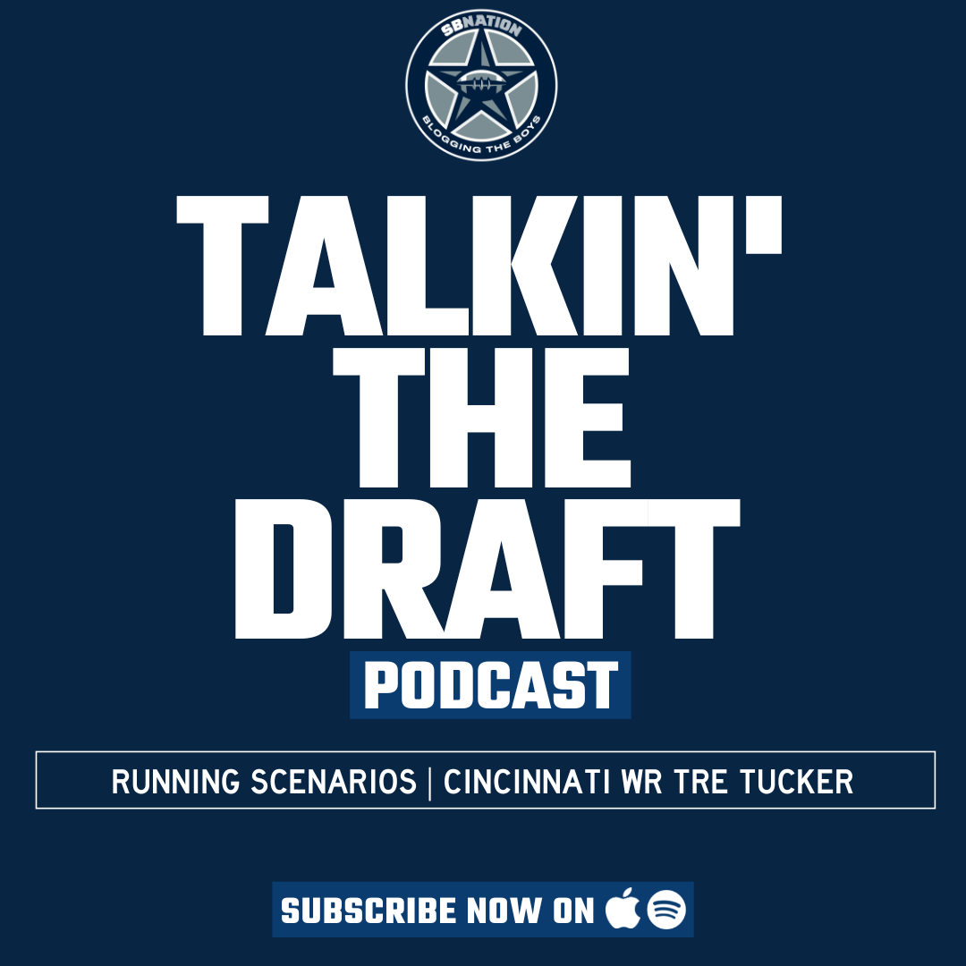 Talkin' The Draft: Running scenarios | Cincinnati WR Tre Tucker episode artwork
