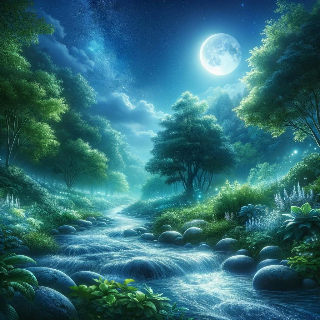 😴💧🎵 IMPROVED Sleep through the Union of CALM MUSIC and the Sound of FLOWING WATER episode artwork