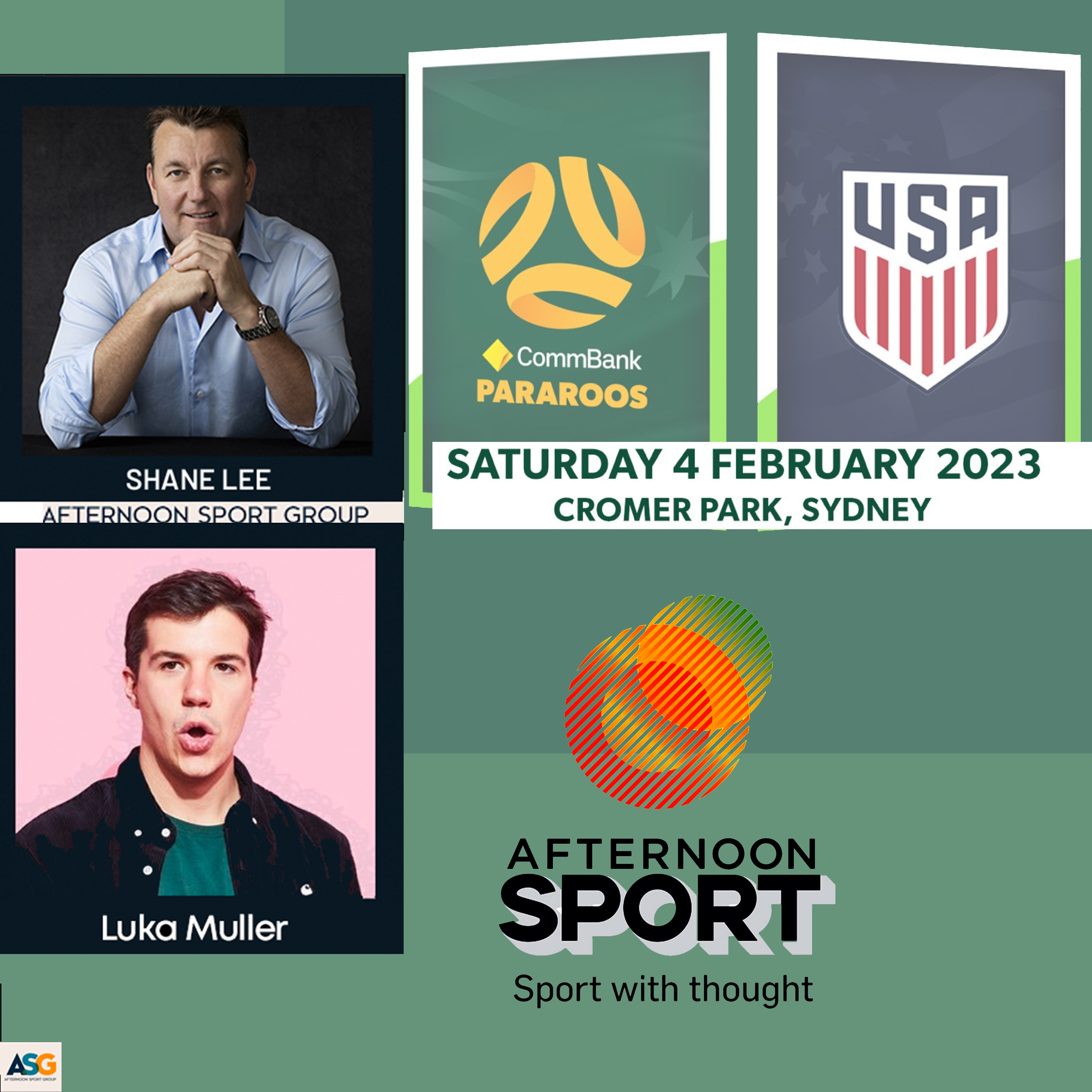 3rd February Deep Dive: Usman Khawaja cleared, Footy of all types and an interview with Davide Barber, captain of the Pararoos episode artwork