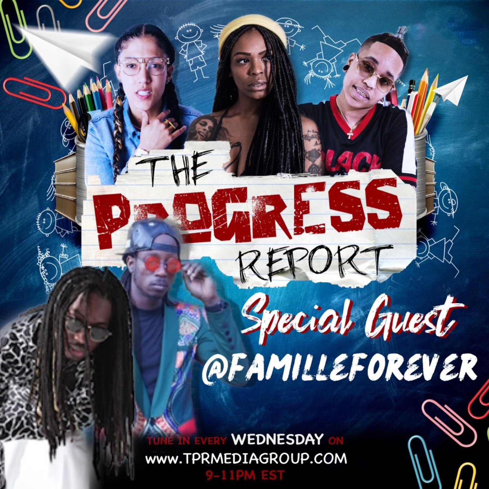 Famille Forever talks about learning music from their dad & surviving a near fatal car accident