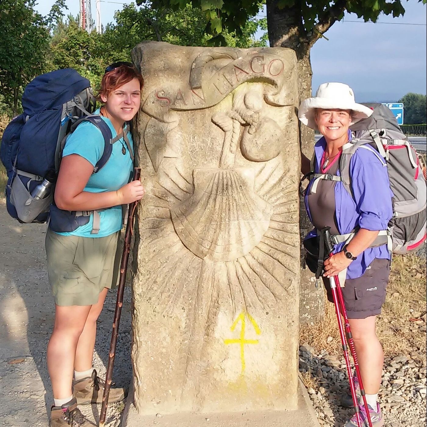 US pilgrim and author Tracy Pawelski wrote 'One Woman's Camino - Each Step the Promise of a New Beginning' episode artwork