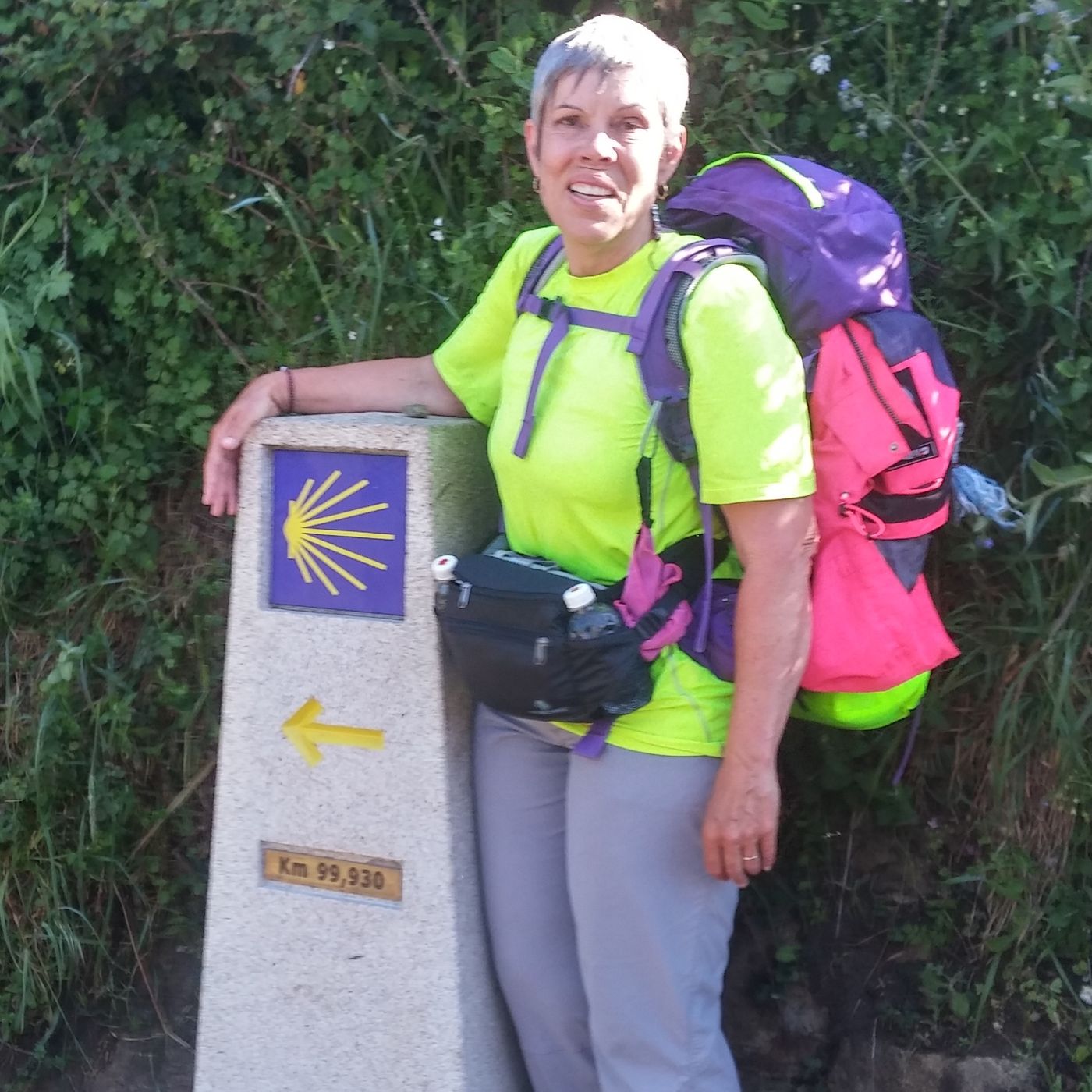 Canadian writer and poet Roxey Edwards' Camino unearthed in herself, what would become her book "To Each Their Own Camino" episode artwork