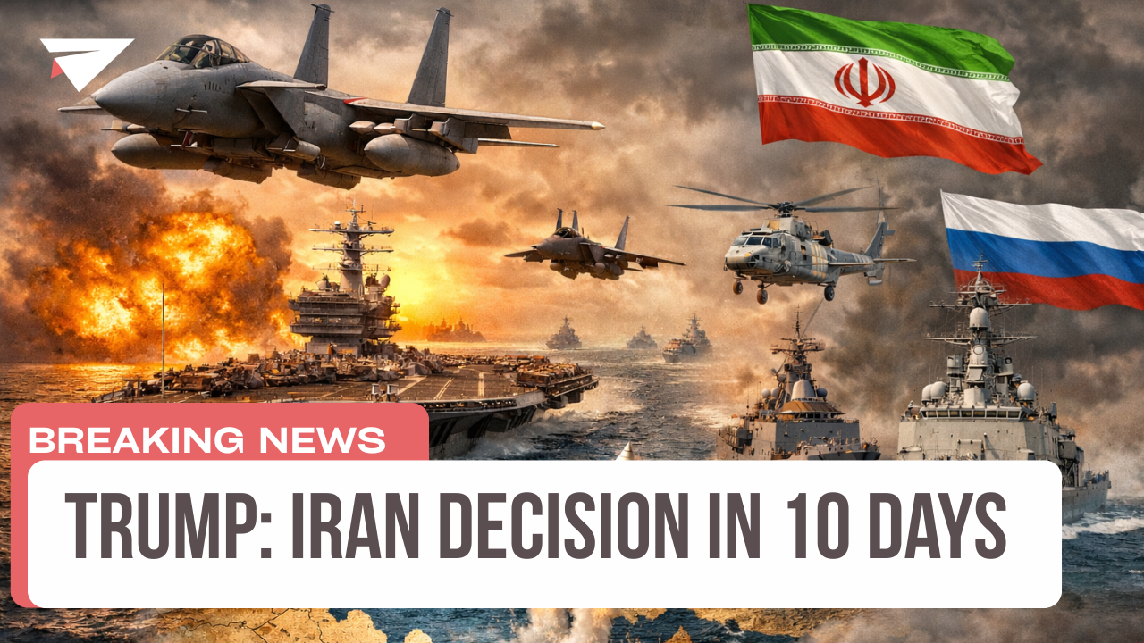 Trump: Iran Decision in 10 Days, Breaking news