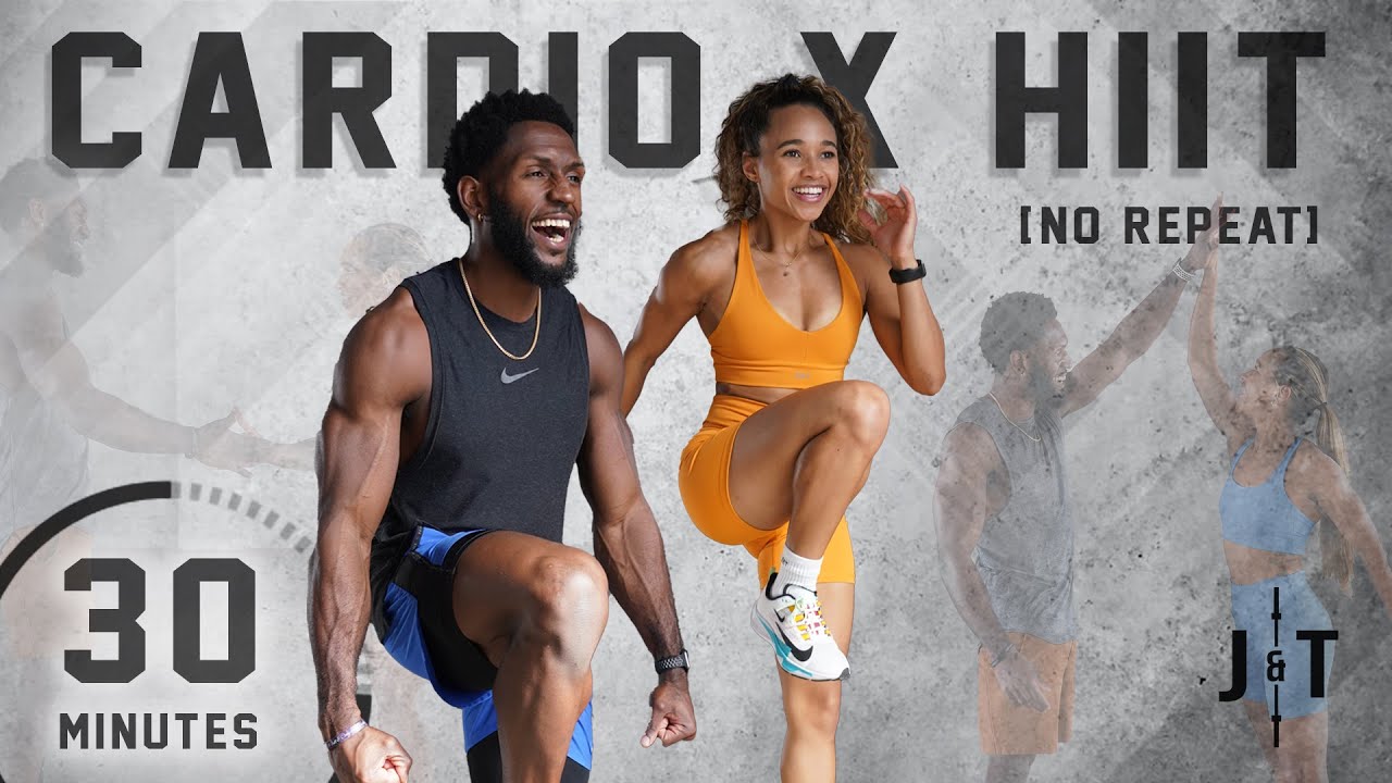 30 Minute Full Body Cardio Hiit Workout [No Repeat] episode artwork