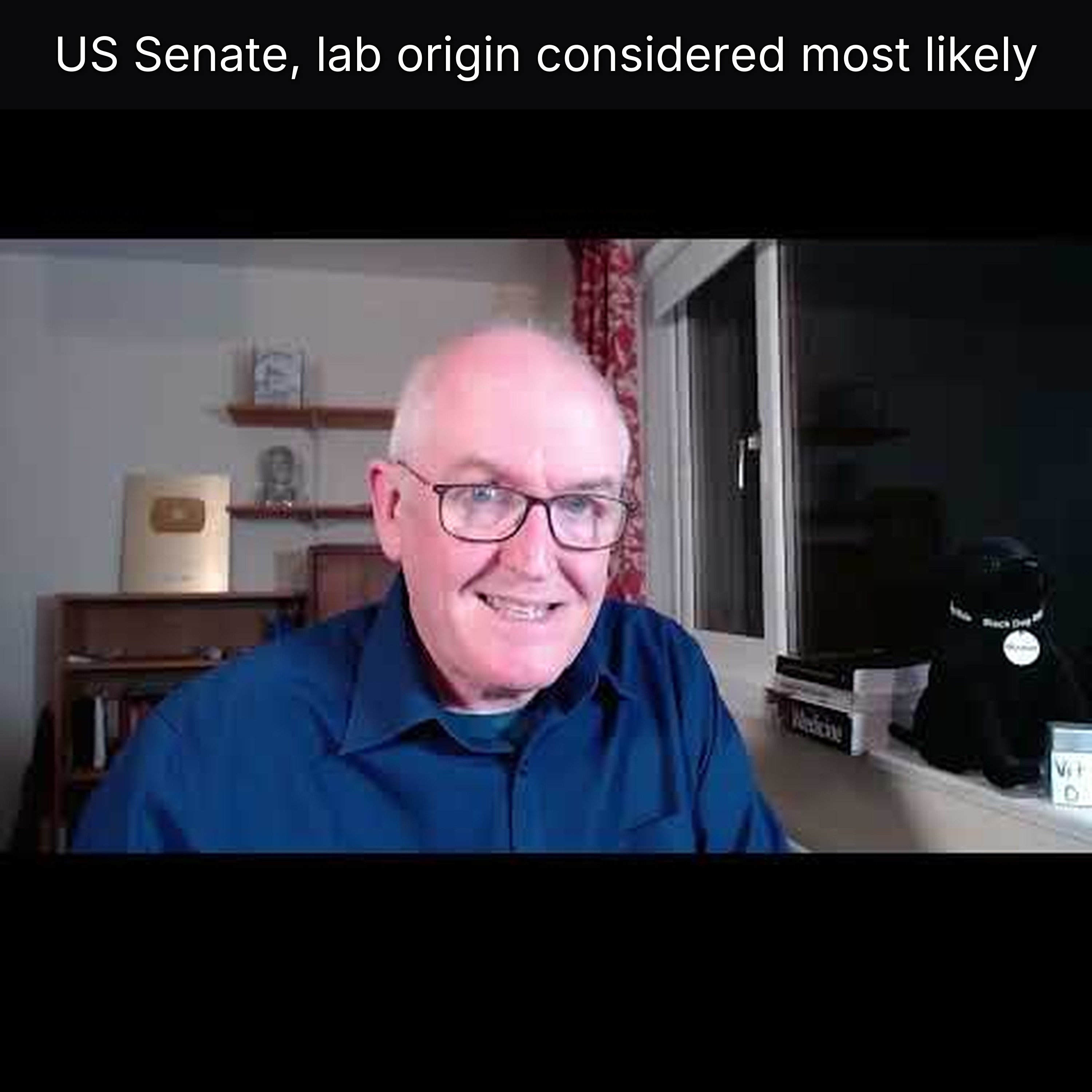 US Senate, lab origin considered most likely