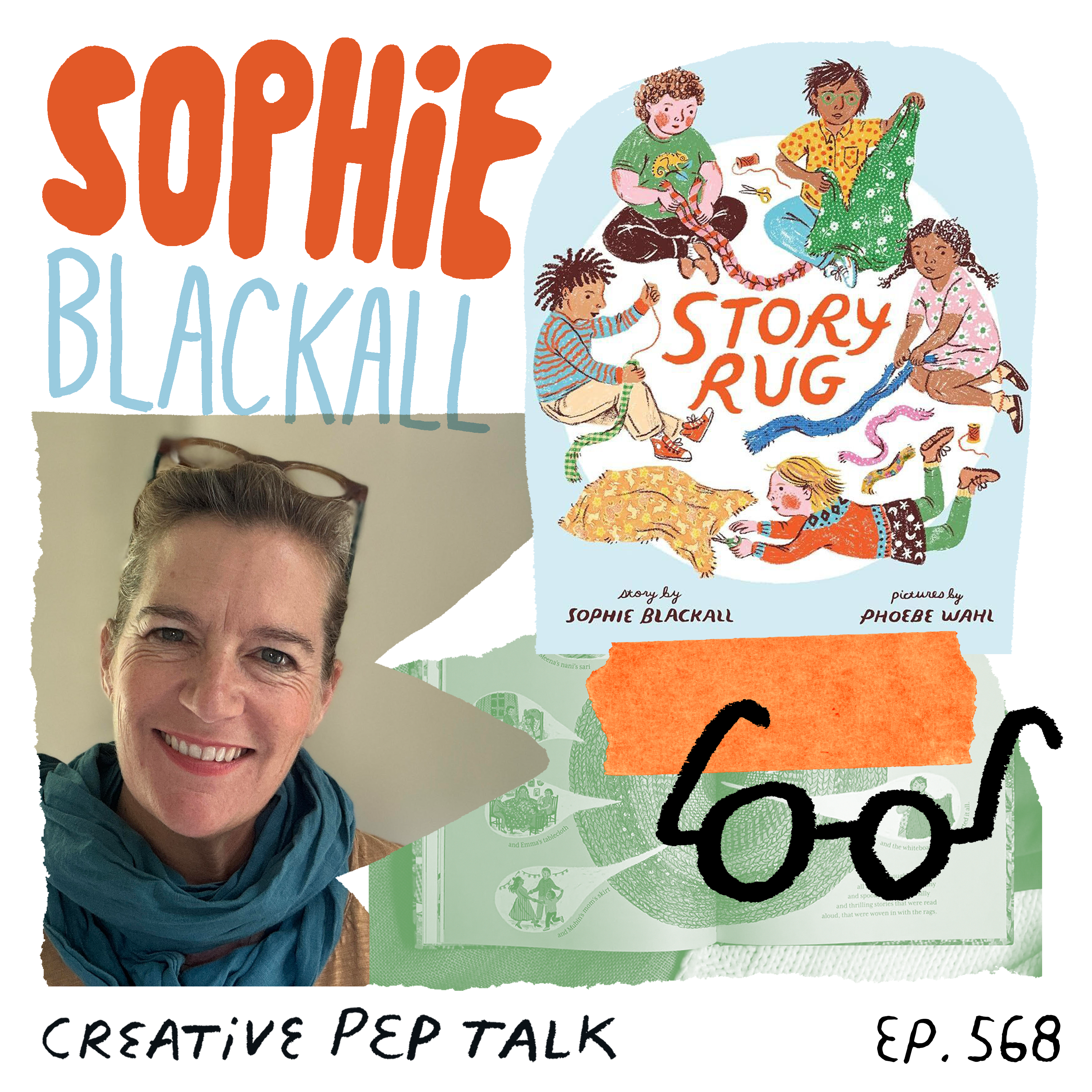 568 - Make Finishing Strong Fun, Where to Find Ideas & Create an Influence Shelf w Sophie Blackall