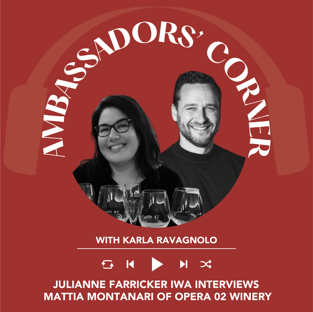 Julianne Farricker IWA interviews Mattia Montanari of Opera 02 winery