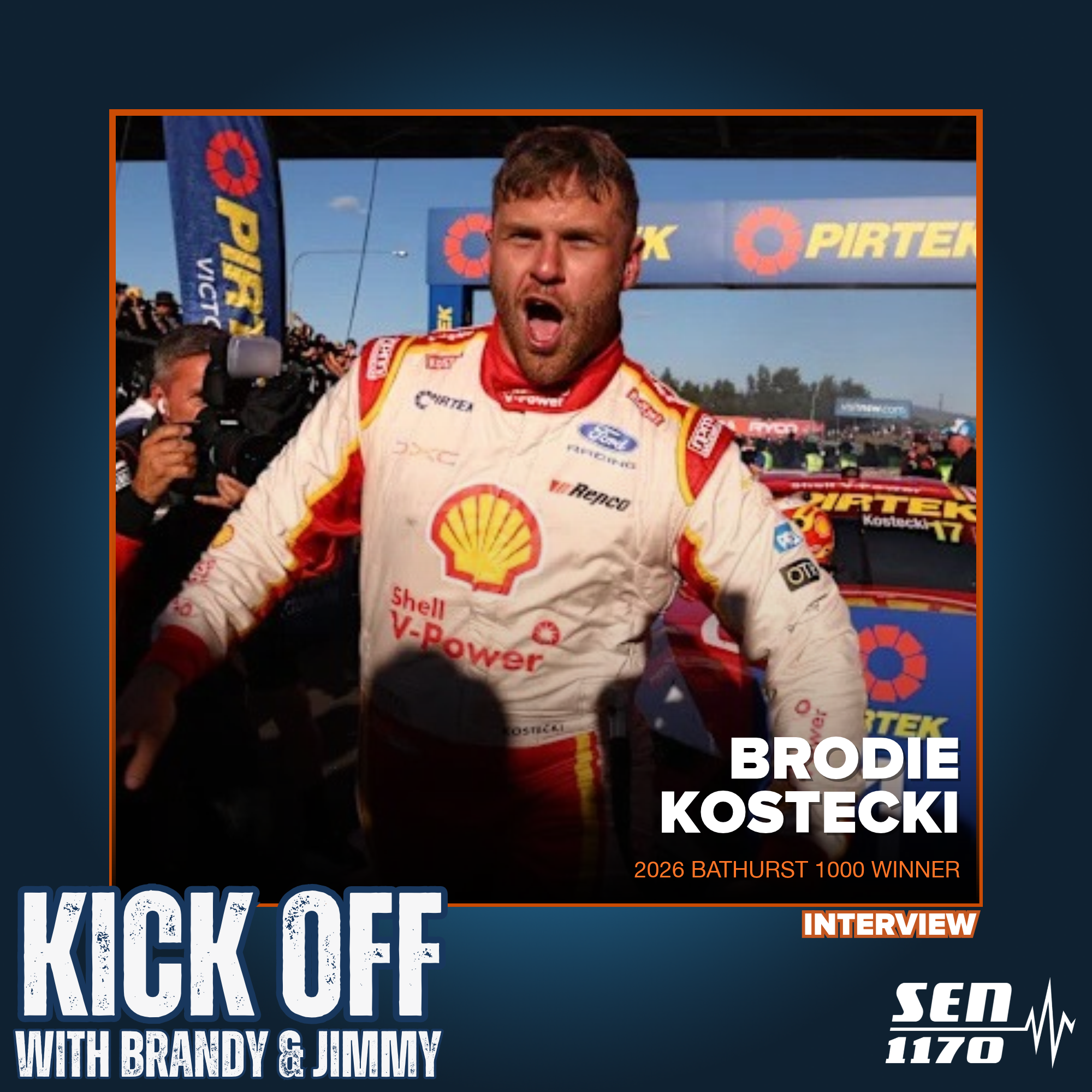 "It was truly special" - 2026 Bathurst 1000 winner Brodie Kostecki (12/10/26) episode artwork