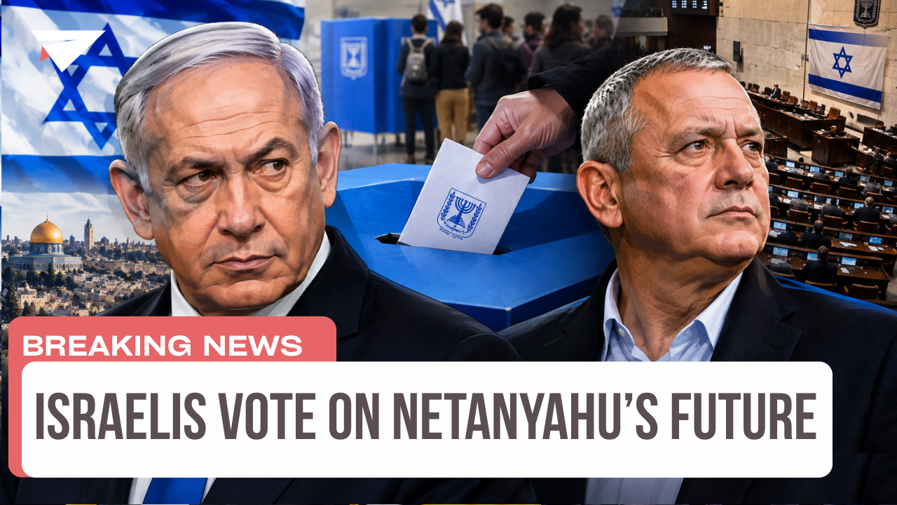 Israelis Vote on Netanyahu’s Future, Breaking News episode artwork
