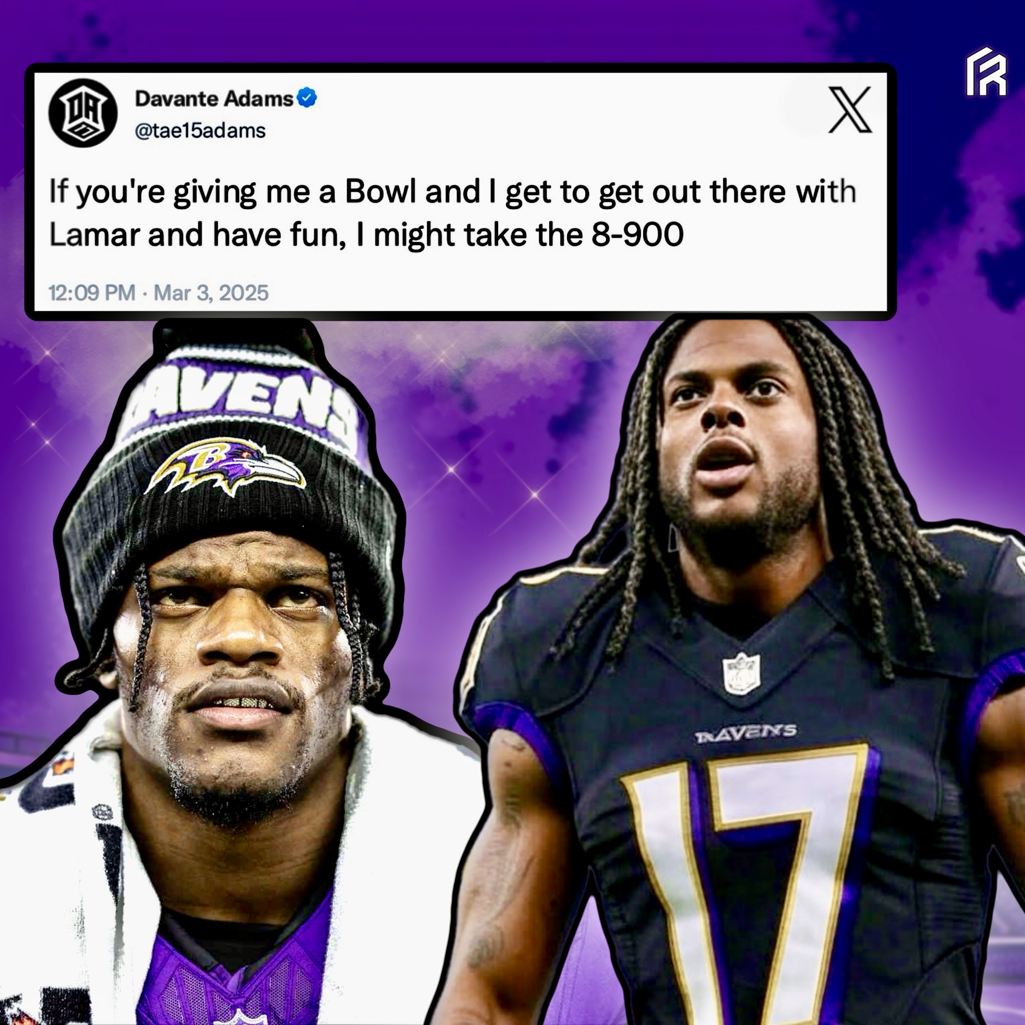 Could Davante Adams Land in Baltimore? Plus, Saquon Barkley's Contract Impact on Derrick Henry's Extension episode artwork
