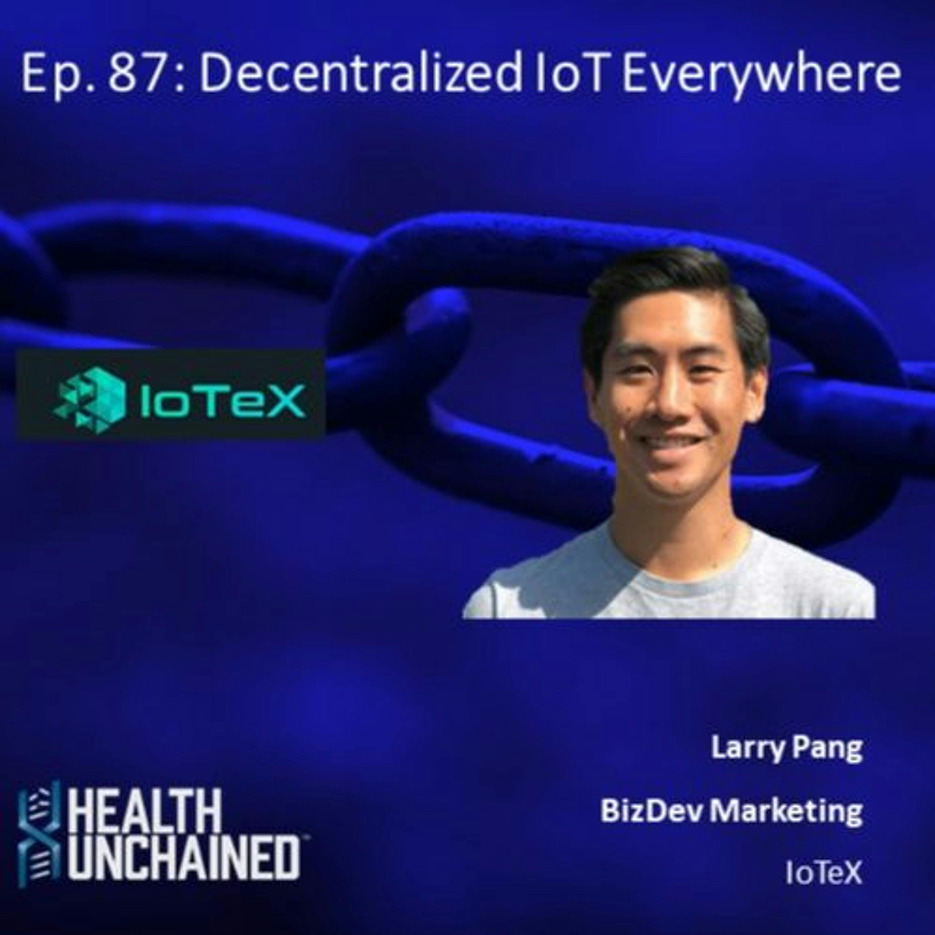 Ep. 87: Decentralized IoT Everywhere – Larry Pang (IoTeX)
