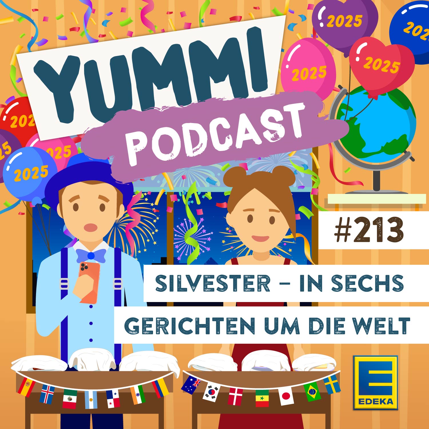 Cover: Silvester – In sechs Gerichten um die Welt