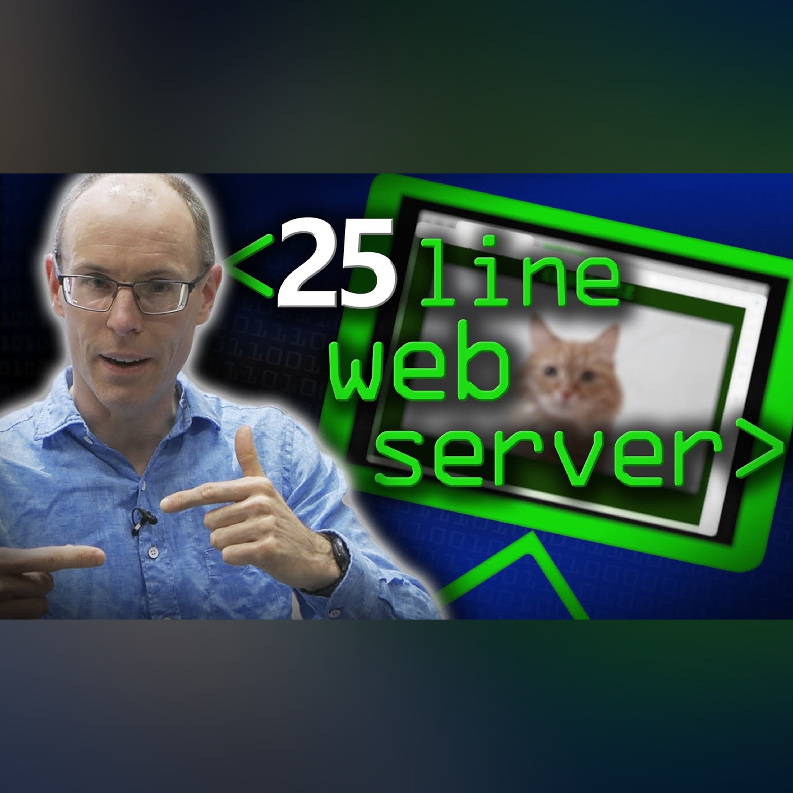 Coding a Web Server in 25 Lines - Computerphile episode artwork