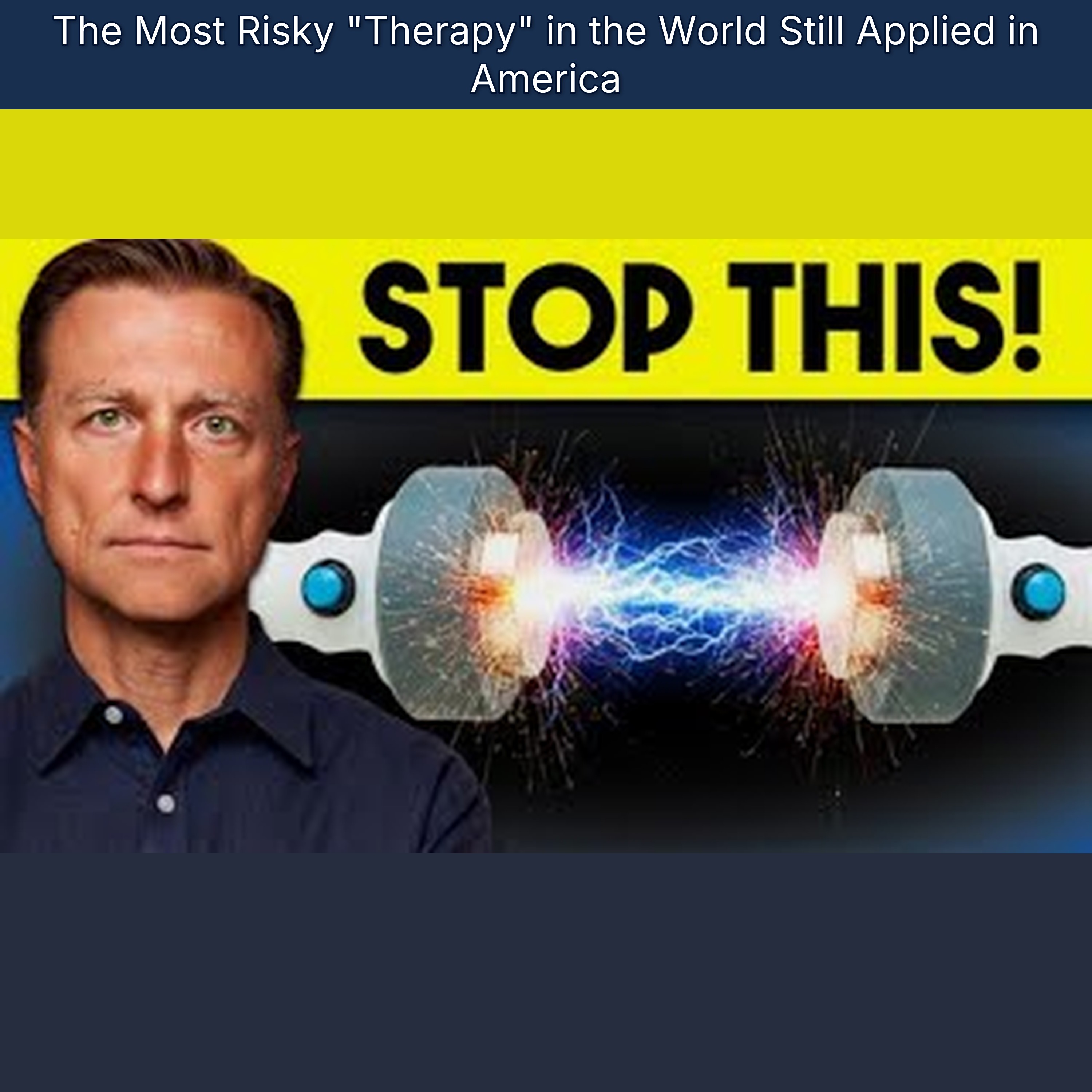 The Most Risky "Therapy" in the World Still Applied in America