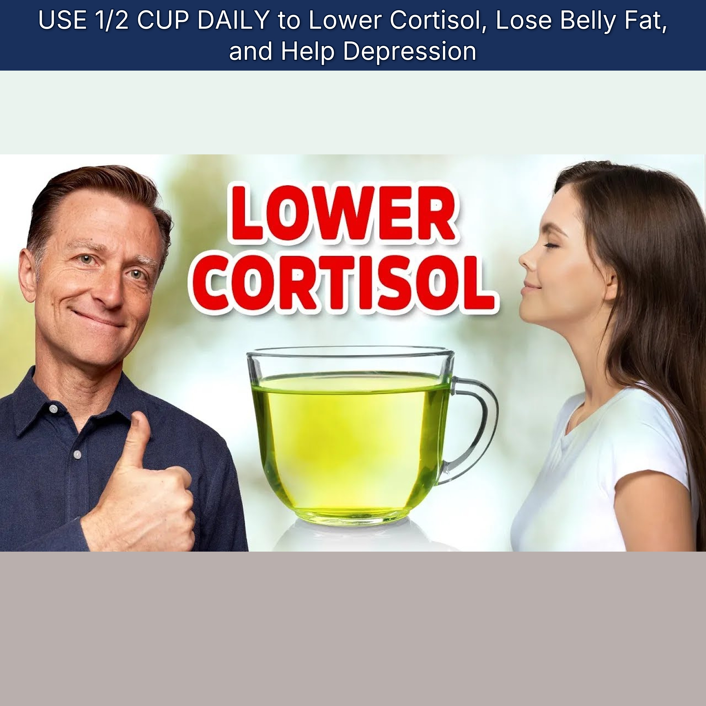 USE 1/2 CUP DAILY to Lower Cortisol, Lose Belly Fat, and Help Depression episode artwork